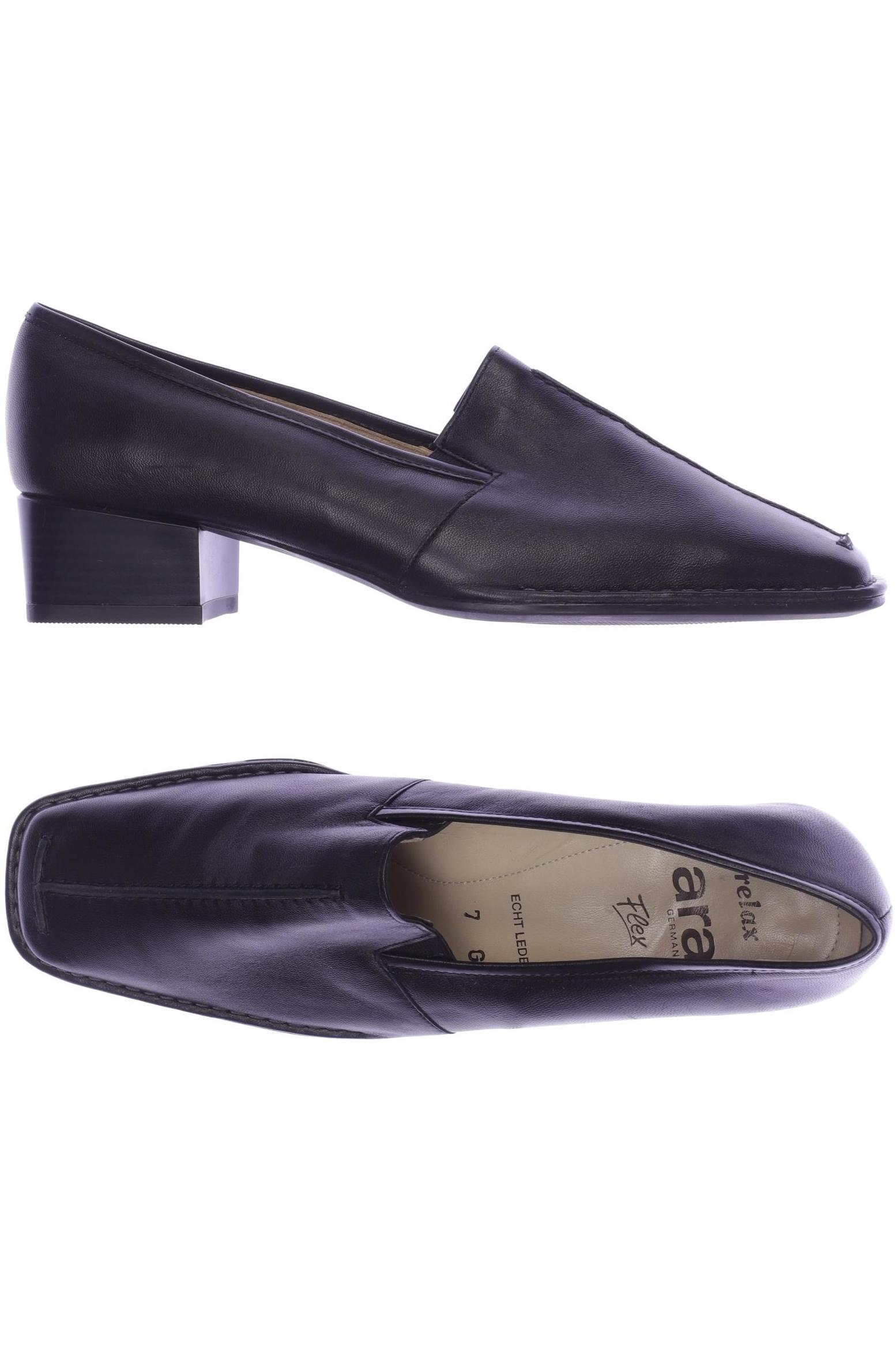 

Ara Damen Halbschuh, schwarz, Gr. 7