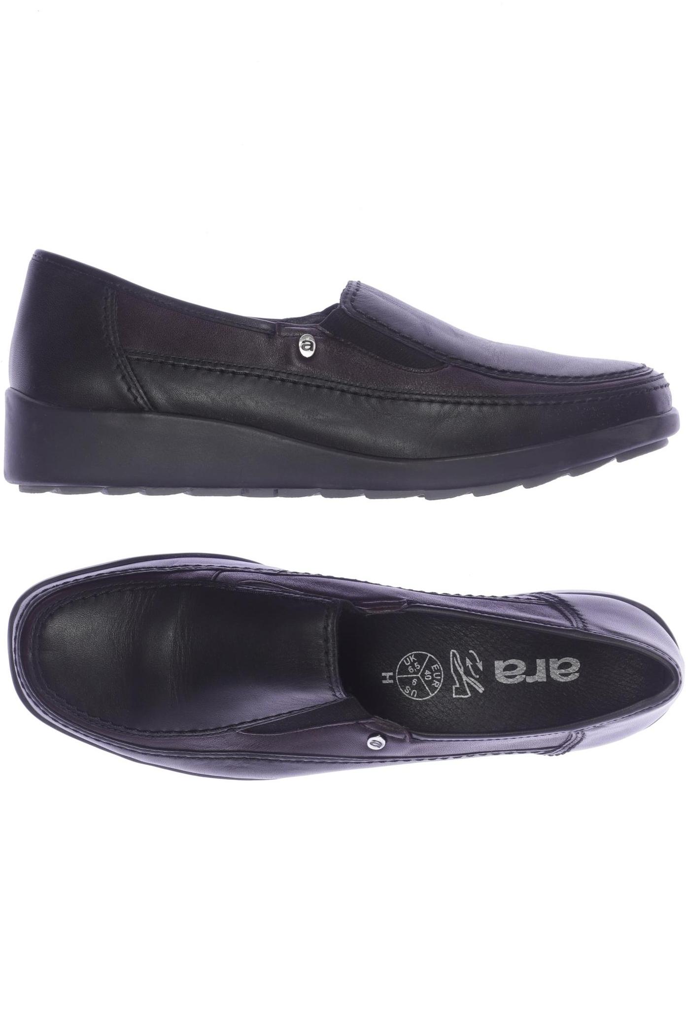 

Ara Damen Halbschuh, schwarz, Gr. 6.5