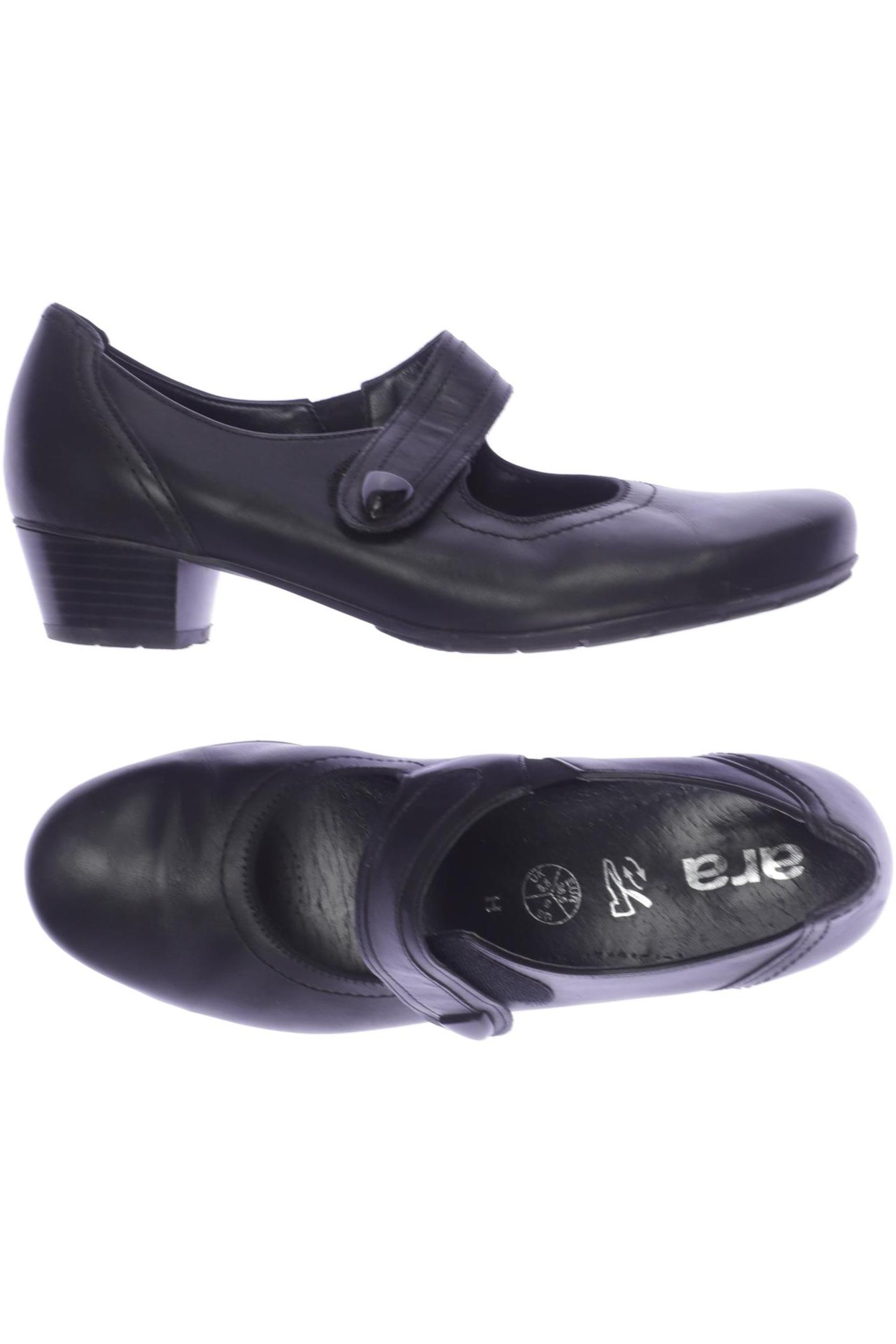 

Ara Damen Halbschuh, schwarz, Gr. 38.5
