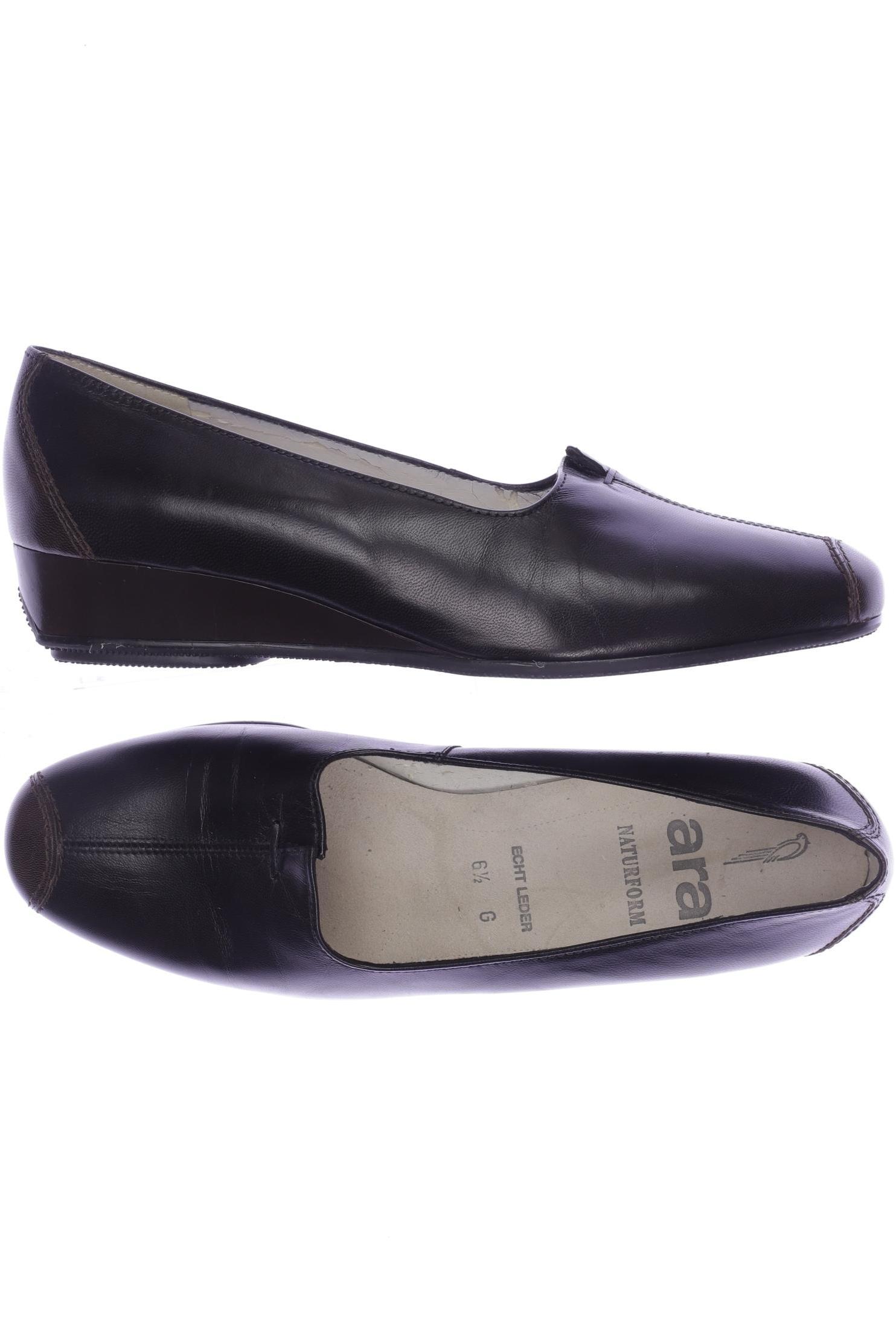 

Ara Damen Halbschuh, schwarz, Gr. 6.5