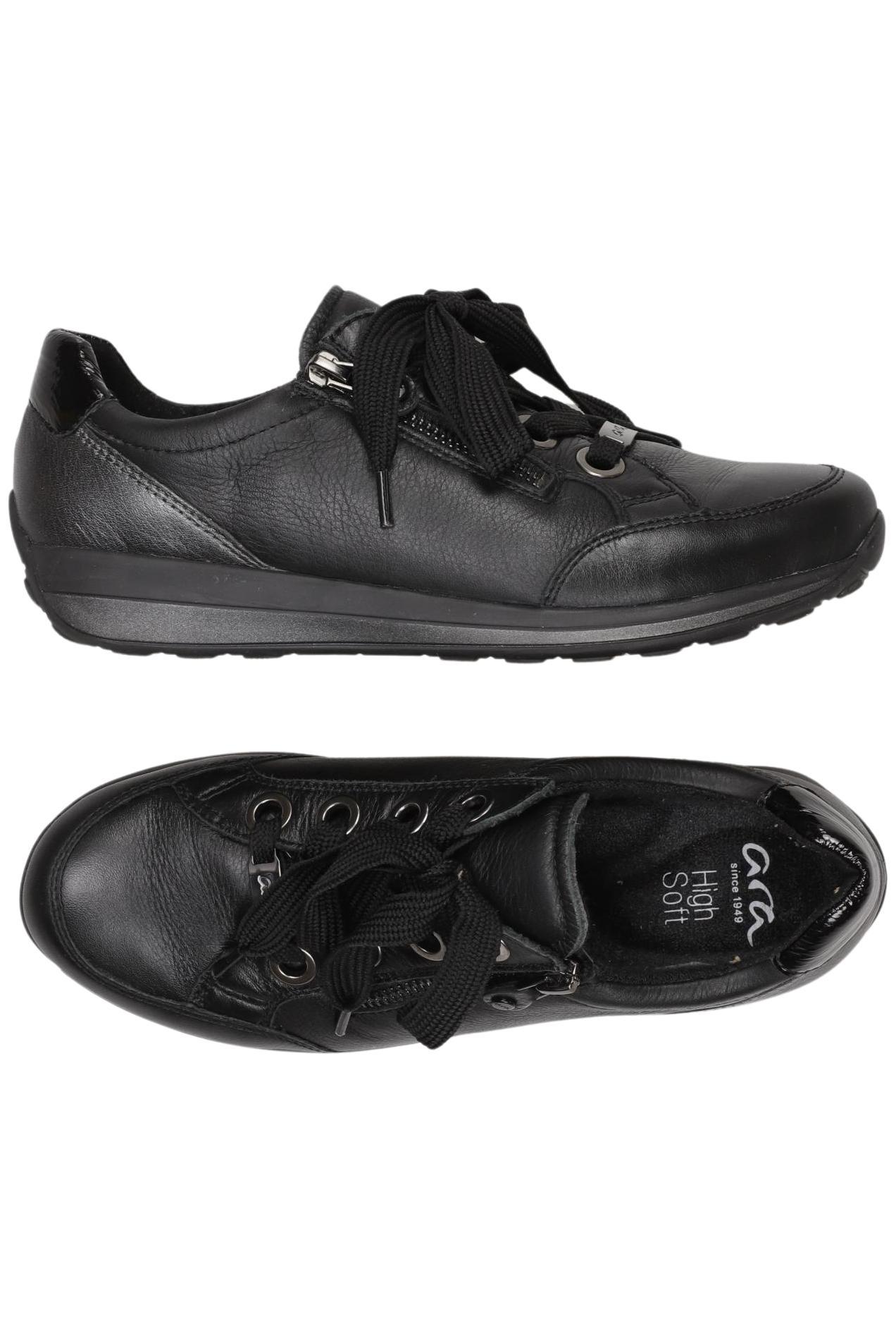 

Ara Damen Halbschuh, schwarz, Gr. 5.5