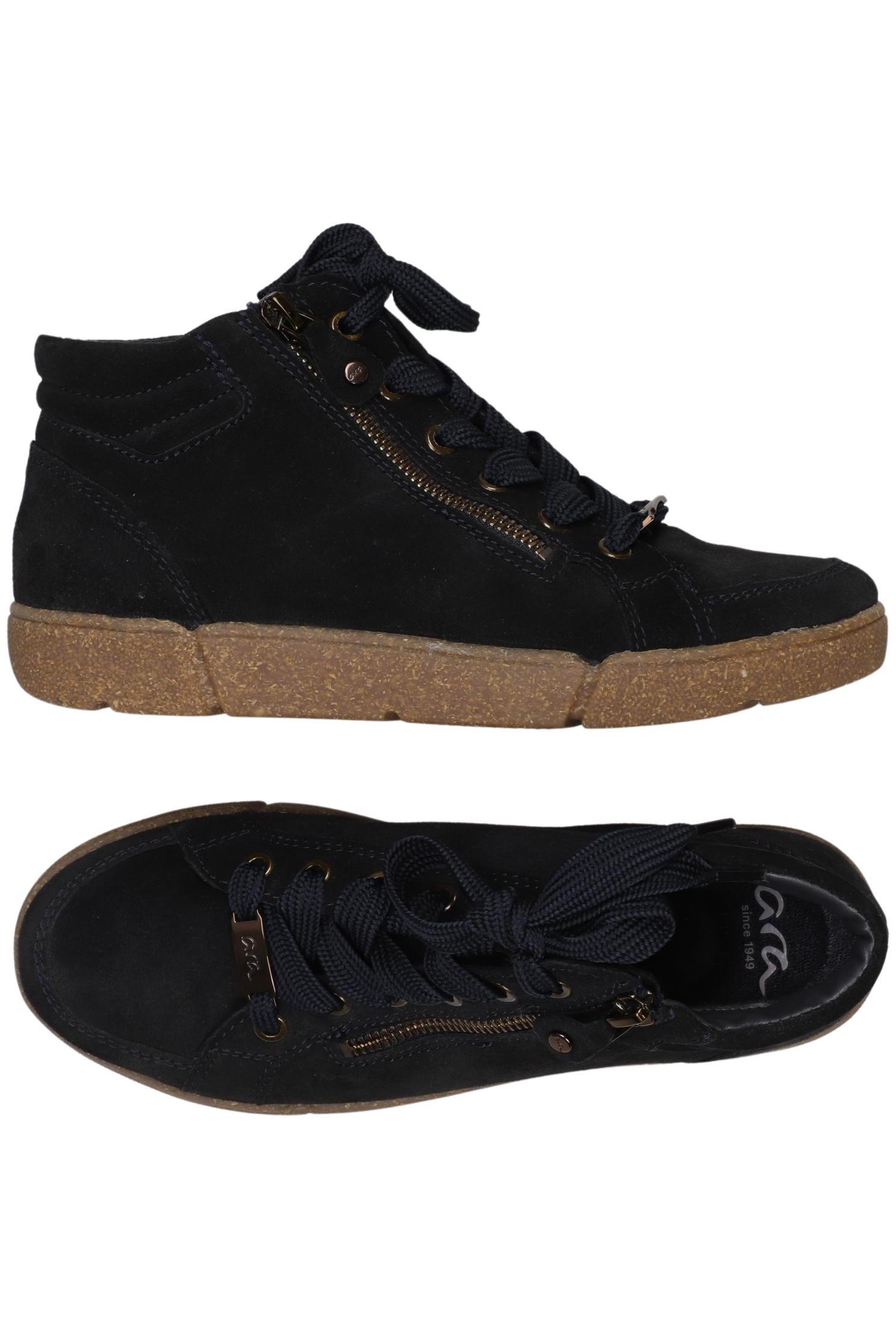

Ara Damen Halbschuh, marineblau, Gr. 3.5