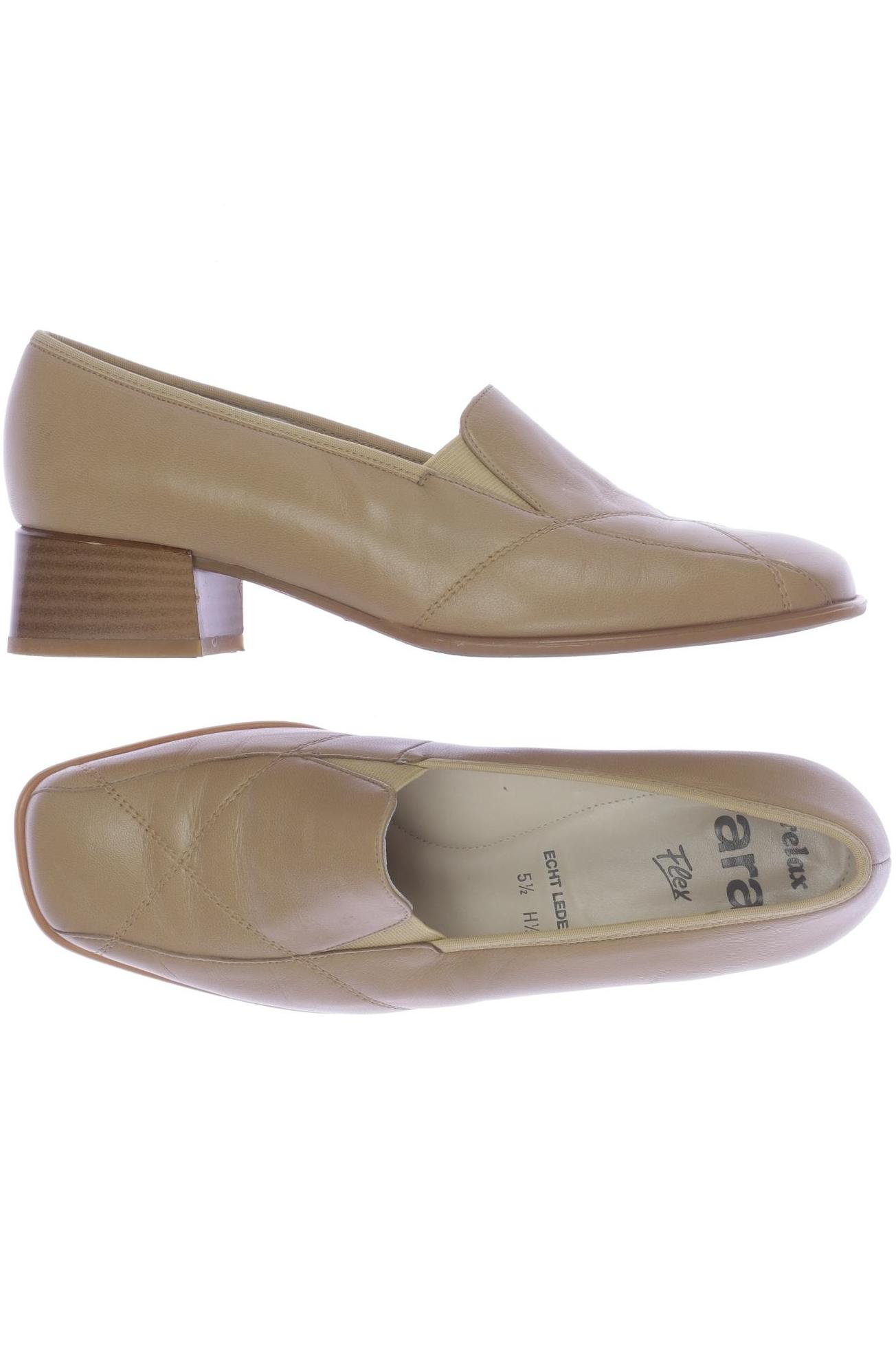 

Ara Damen Halbschuh, beige, Gr. 5.5
