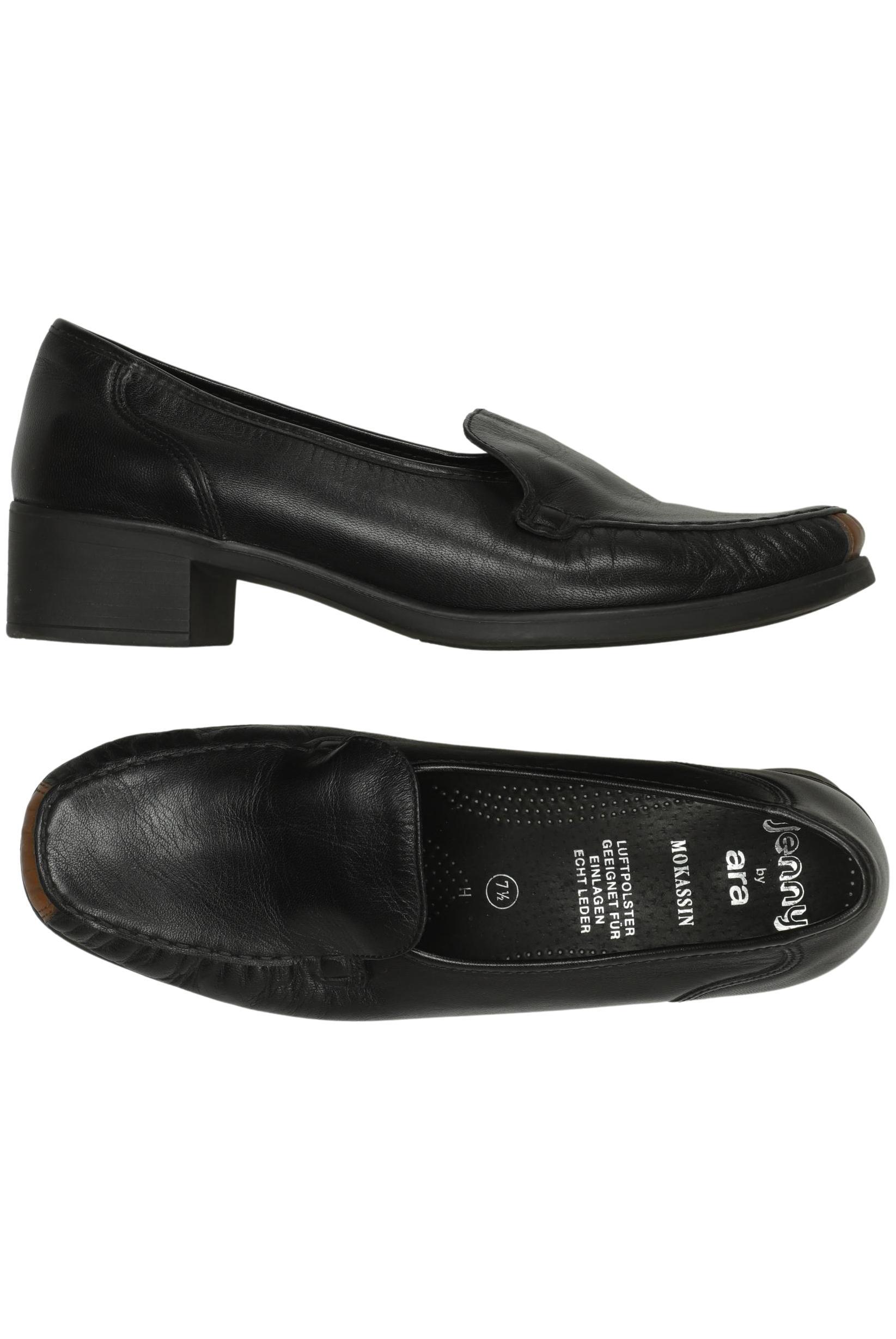 

Ara Damen Halbschuh, schwarz, Gr. 7.5