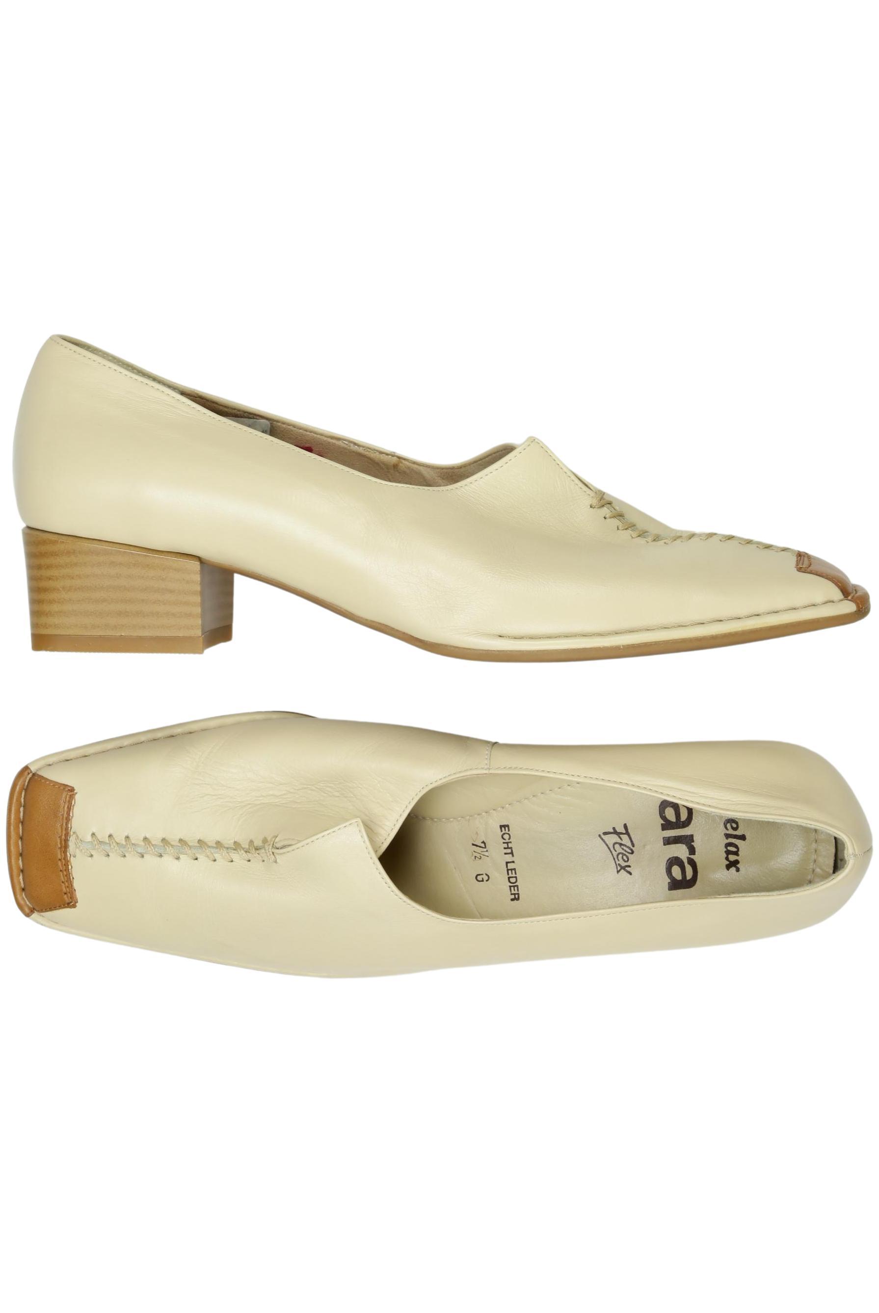 

Ara Damen Halbschuh, cremeweiß, Gr. 7.5