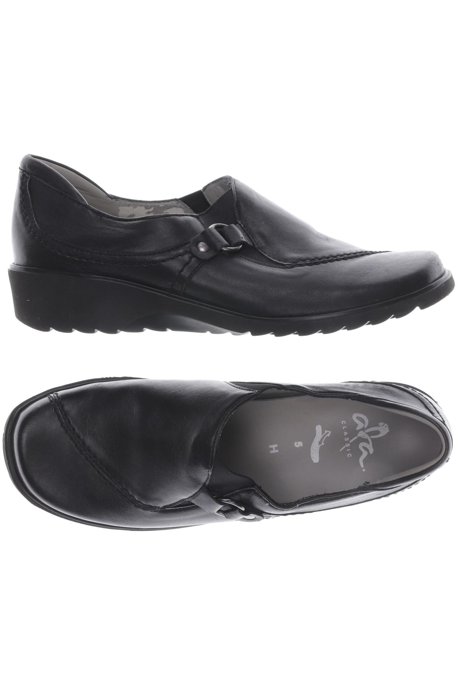 

Ara Damen Halbschuh, schwarz, Gr. 38