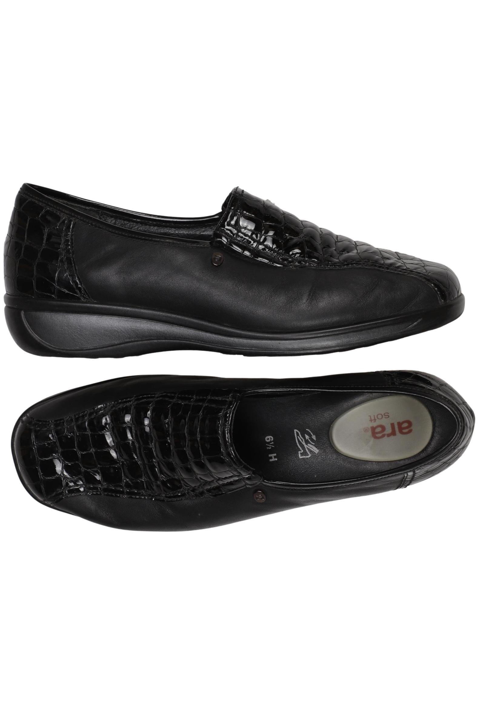 

Ara Damen Halbschuh, schwarz, Gr. 6.5