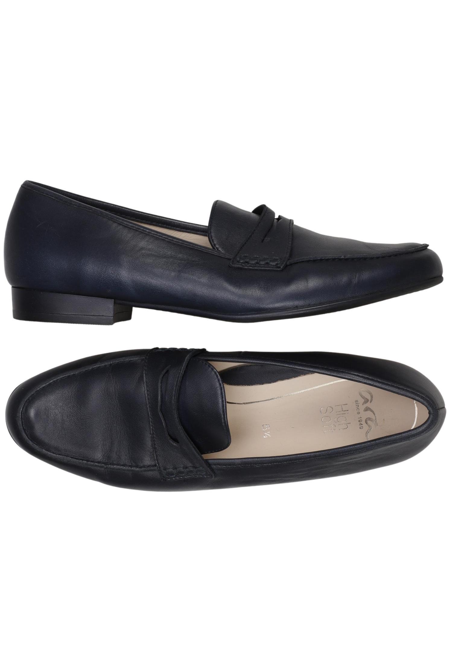 

Ara Damen Halbschuh, marineblau, Gr. 5.5