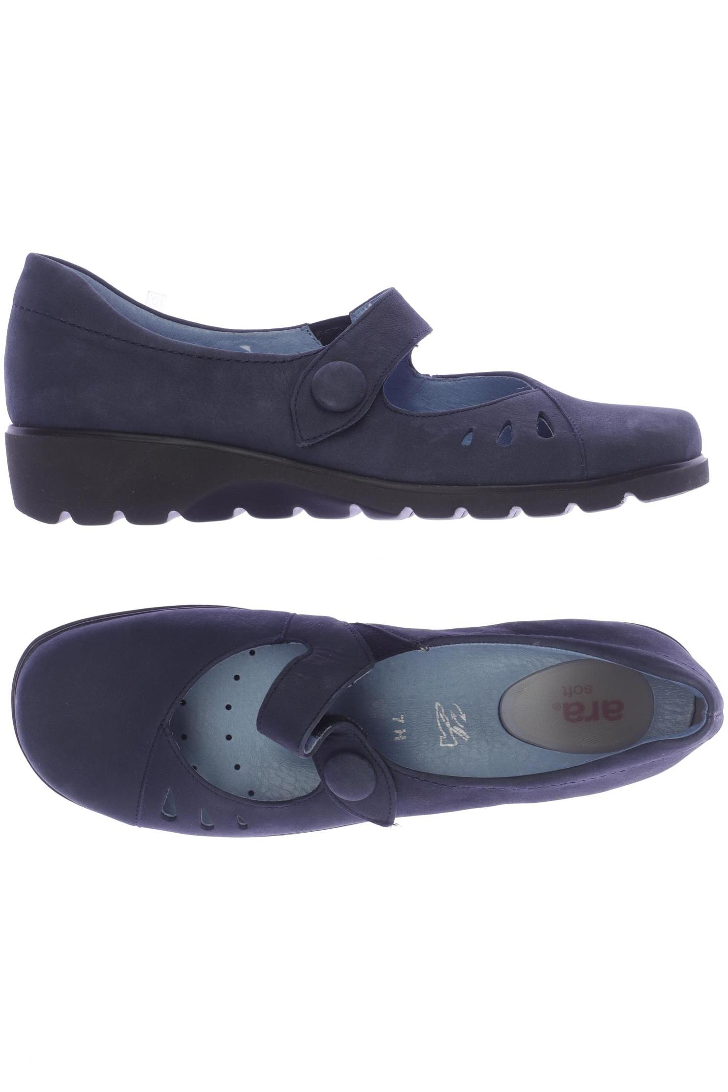 

Ara Damen Halbschuh, marineblau, Gr. 7