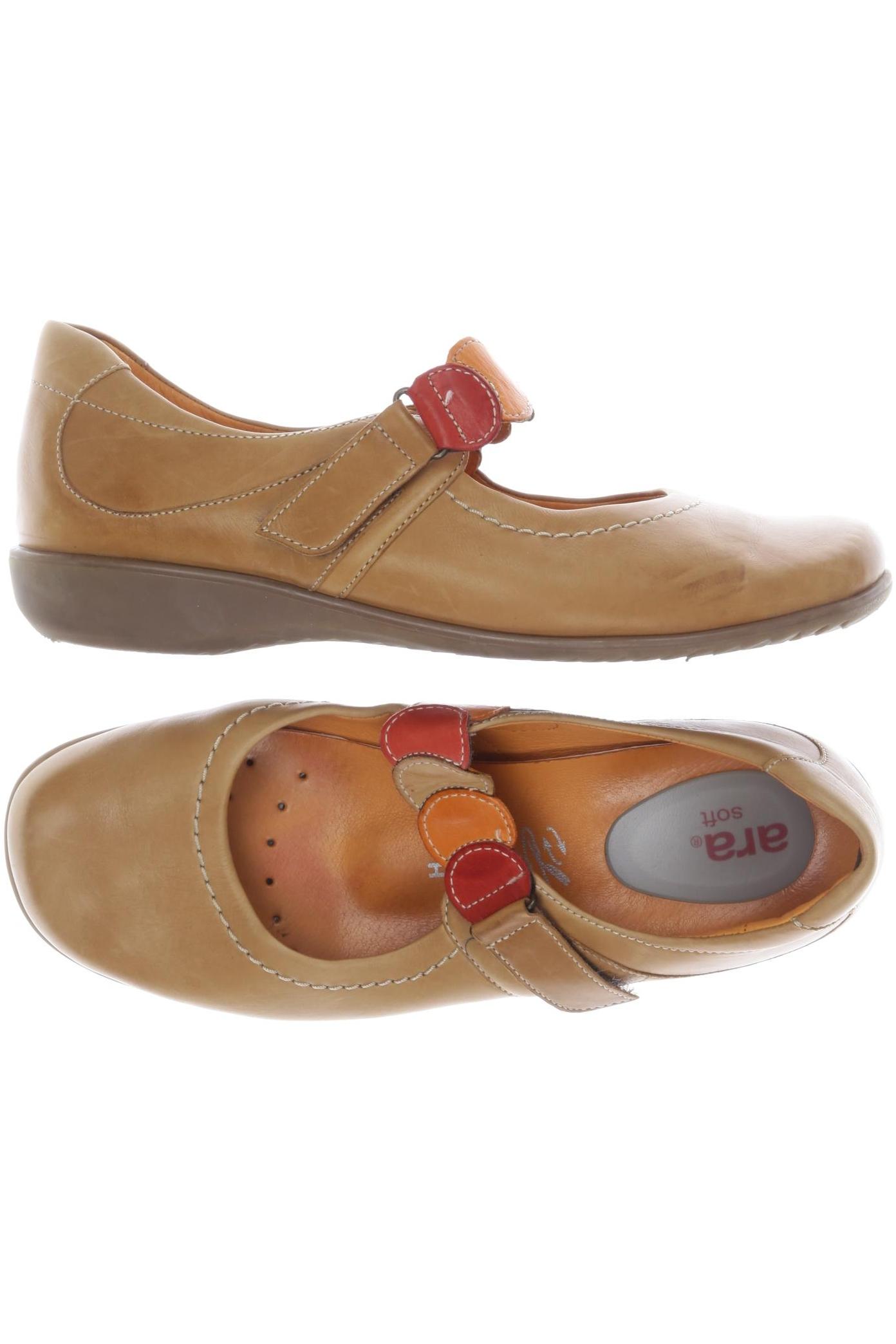 

Ara Damen Halbschuh, beige, Gr. 37.5