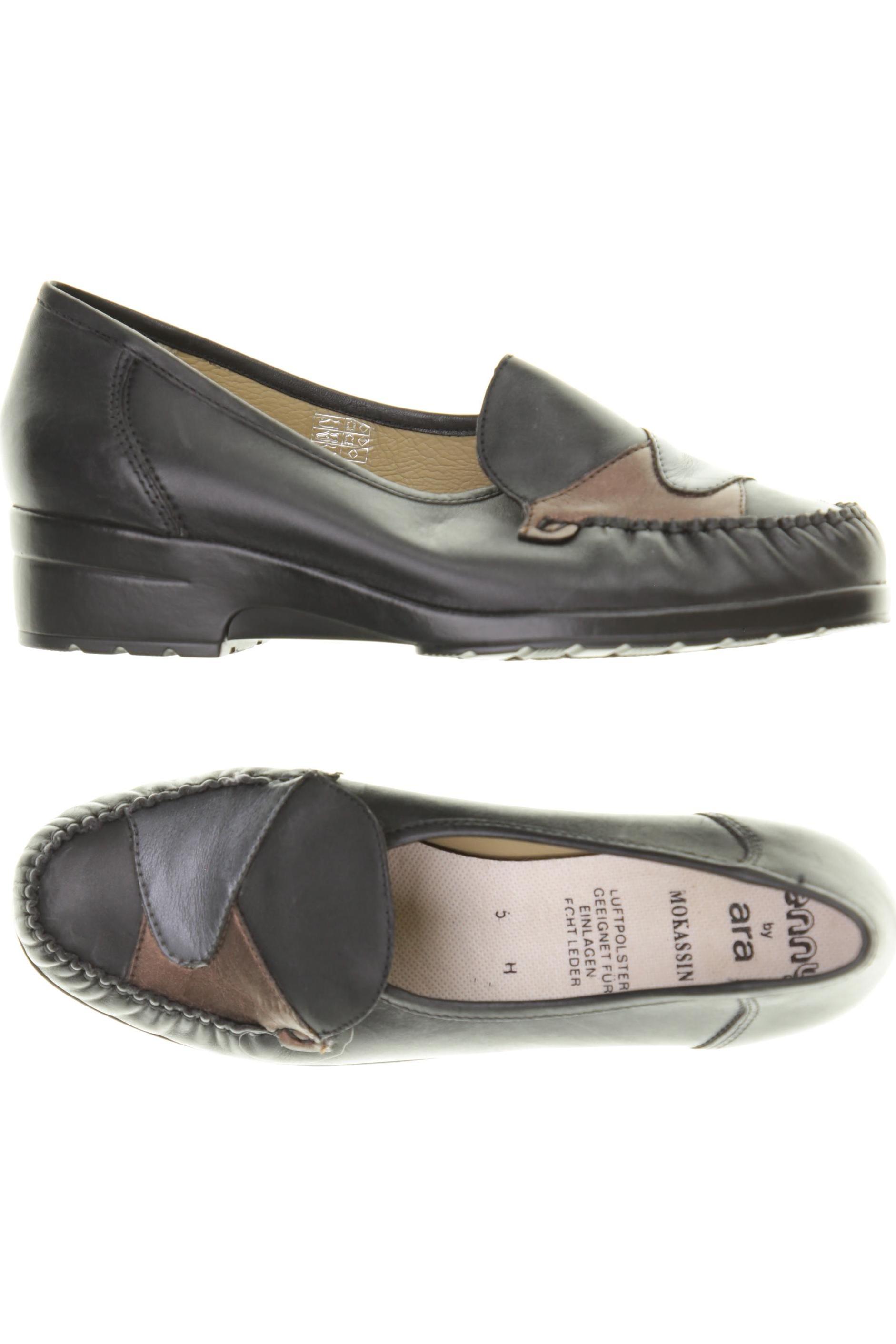 

Ara Damen Halbschuh, schwarz, Gr. 5