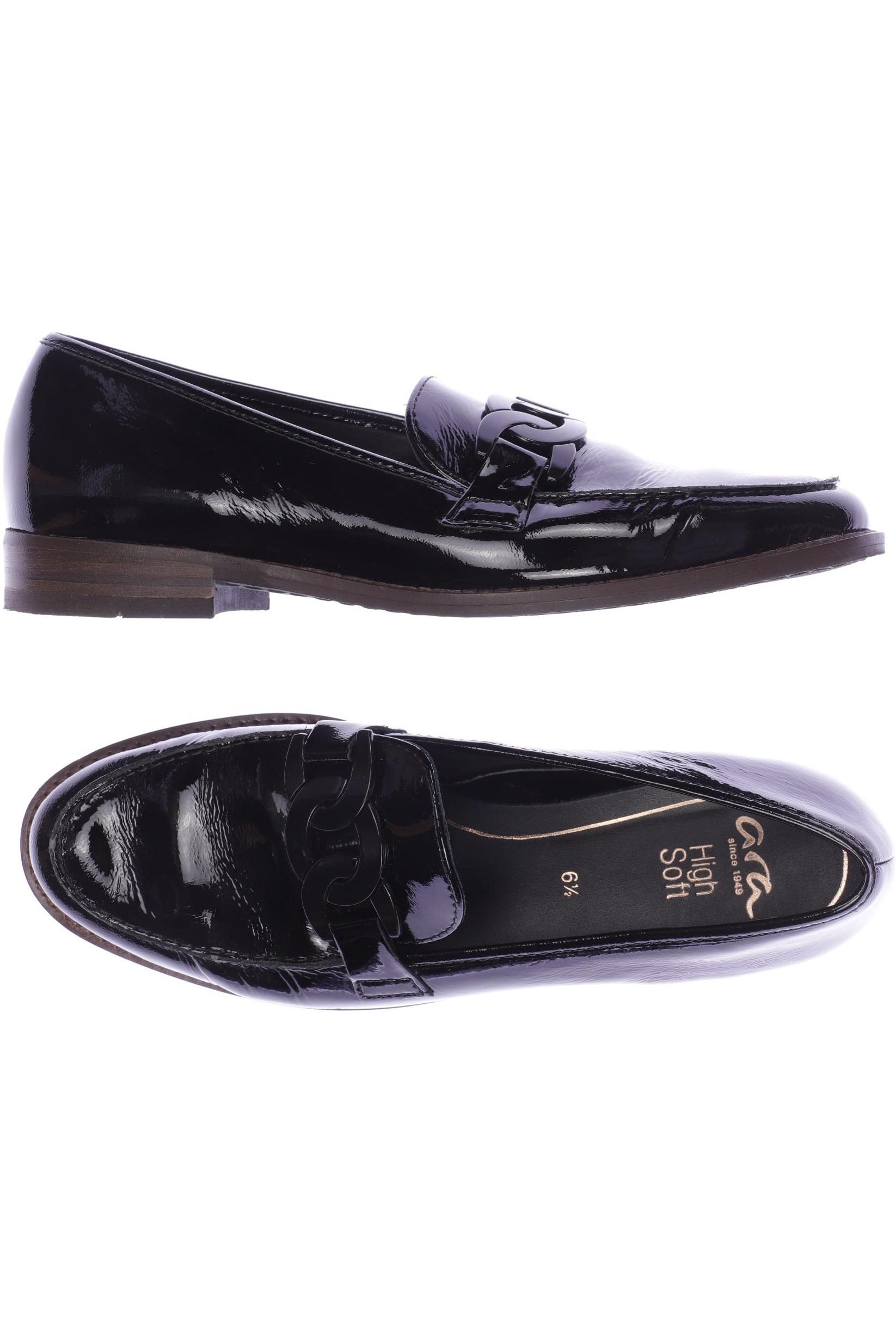 

Ara Damen Halbschuh, schwarz, Gr. 6.5