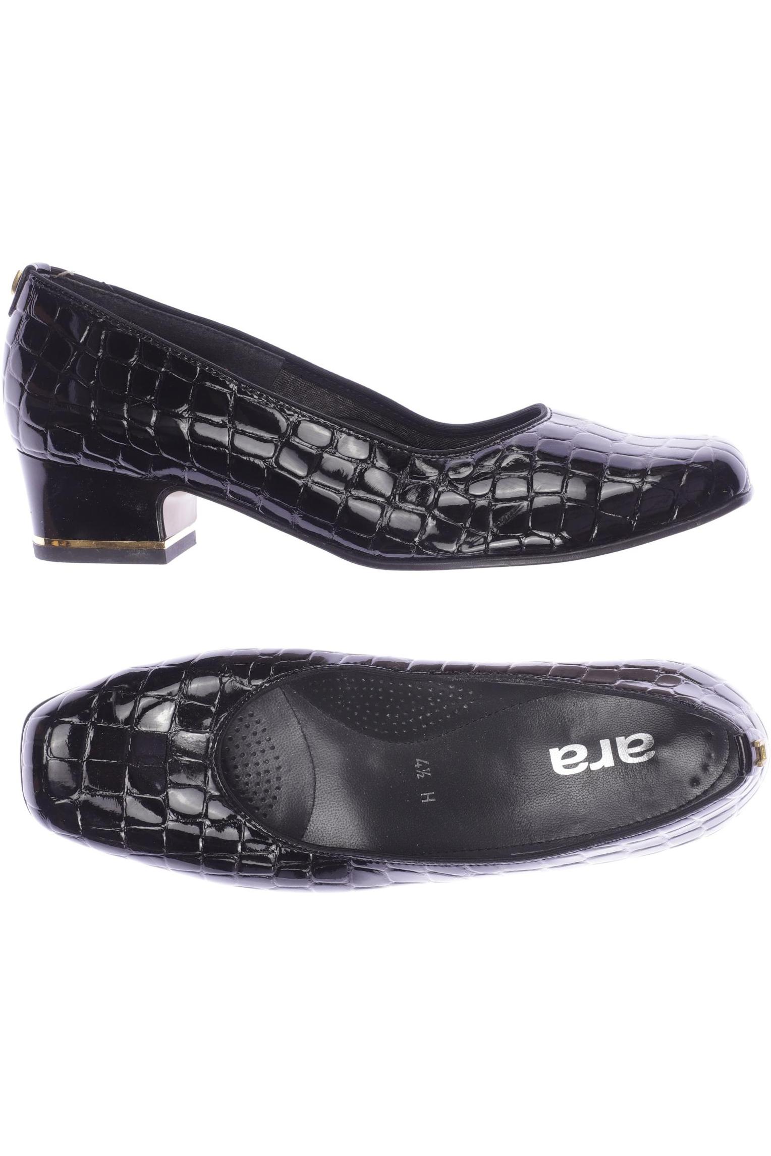 

Ara Damen Halbschuh, schwarz, Gr. 4.5