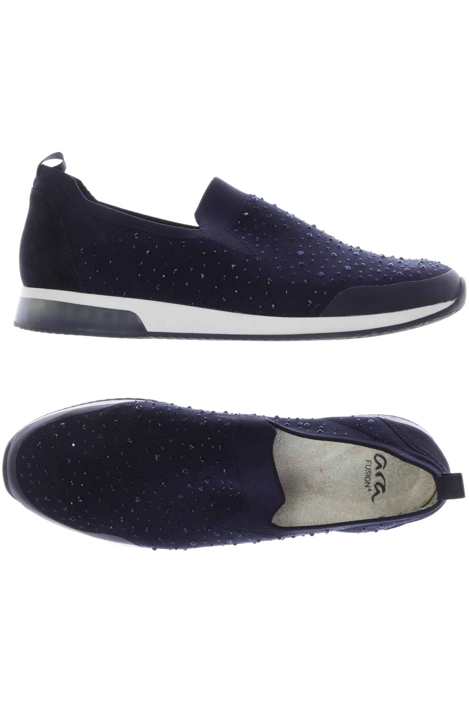 

Ara Damen Halbschuh, marineblau, Gr. 8