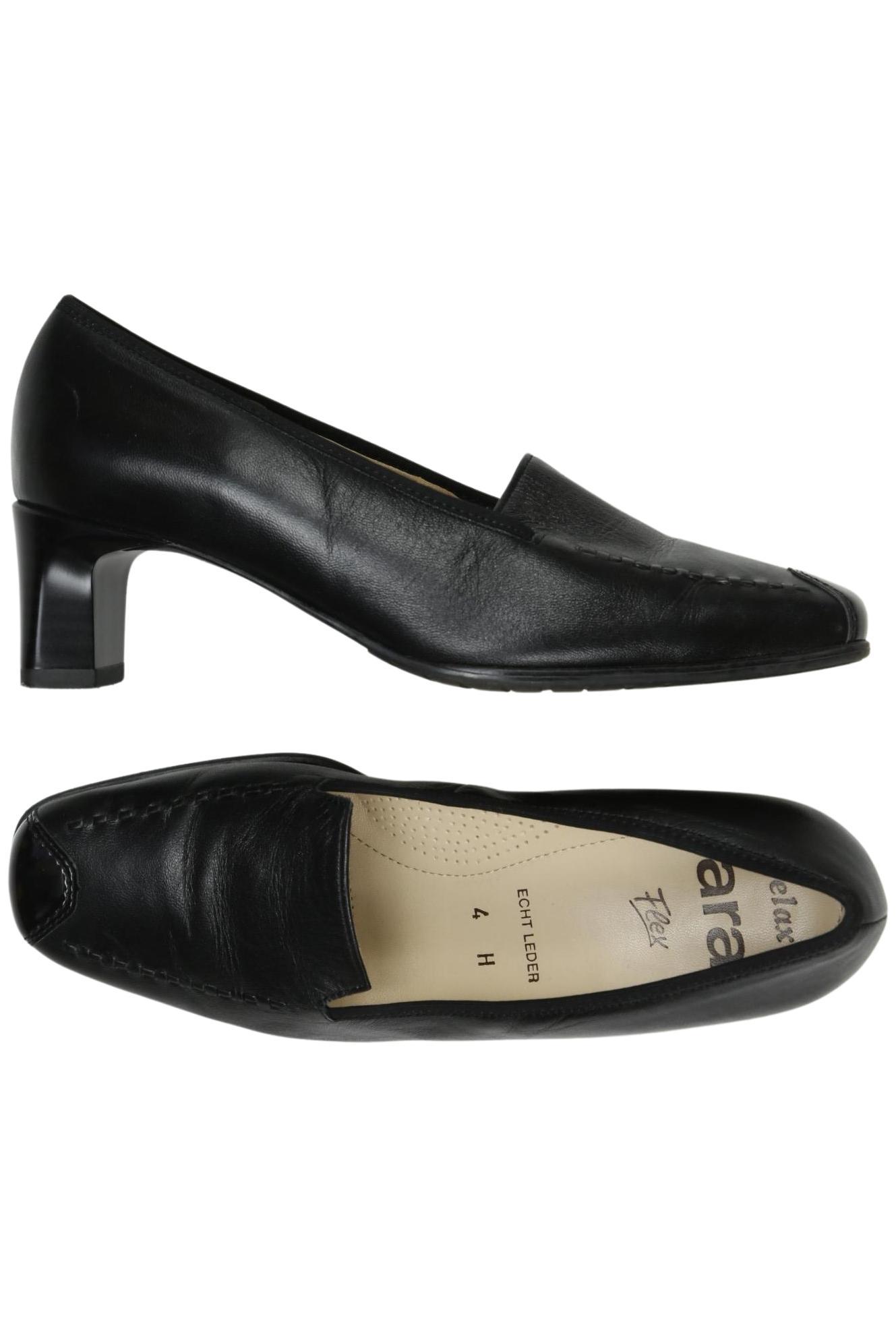 

Ara Damen Halbschuh, schwarz, Gr. 4