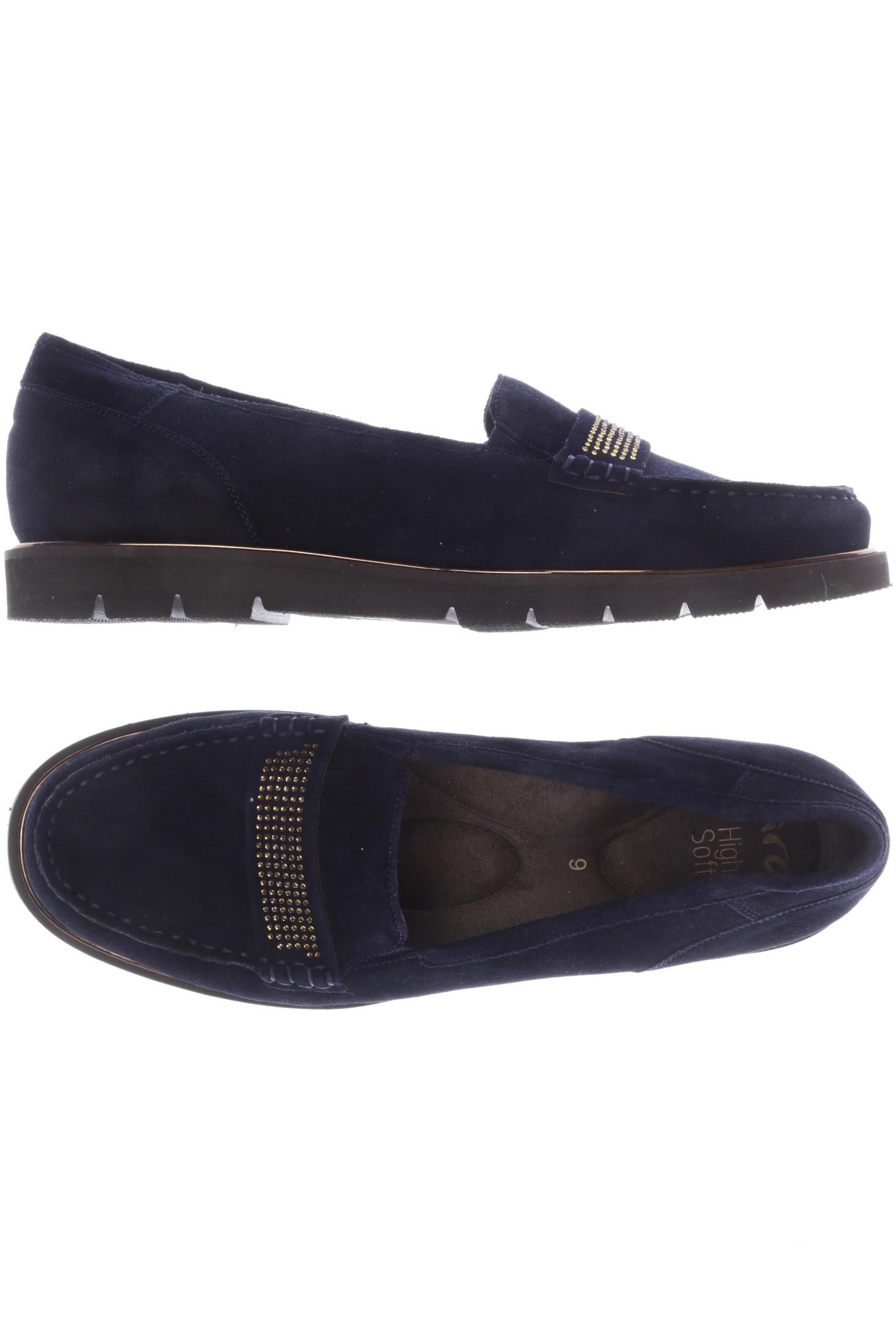 

Ara Damen Halbschuh, marineblau, Gr. 9