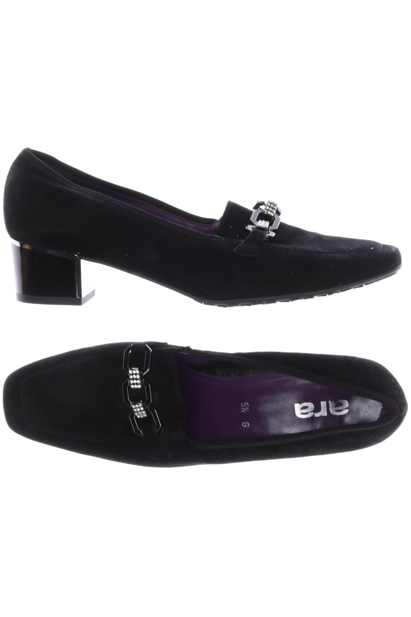 

Ara Damen Halbschuh, schwarz, Gr. 5.5