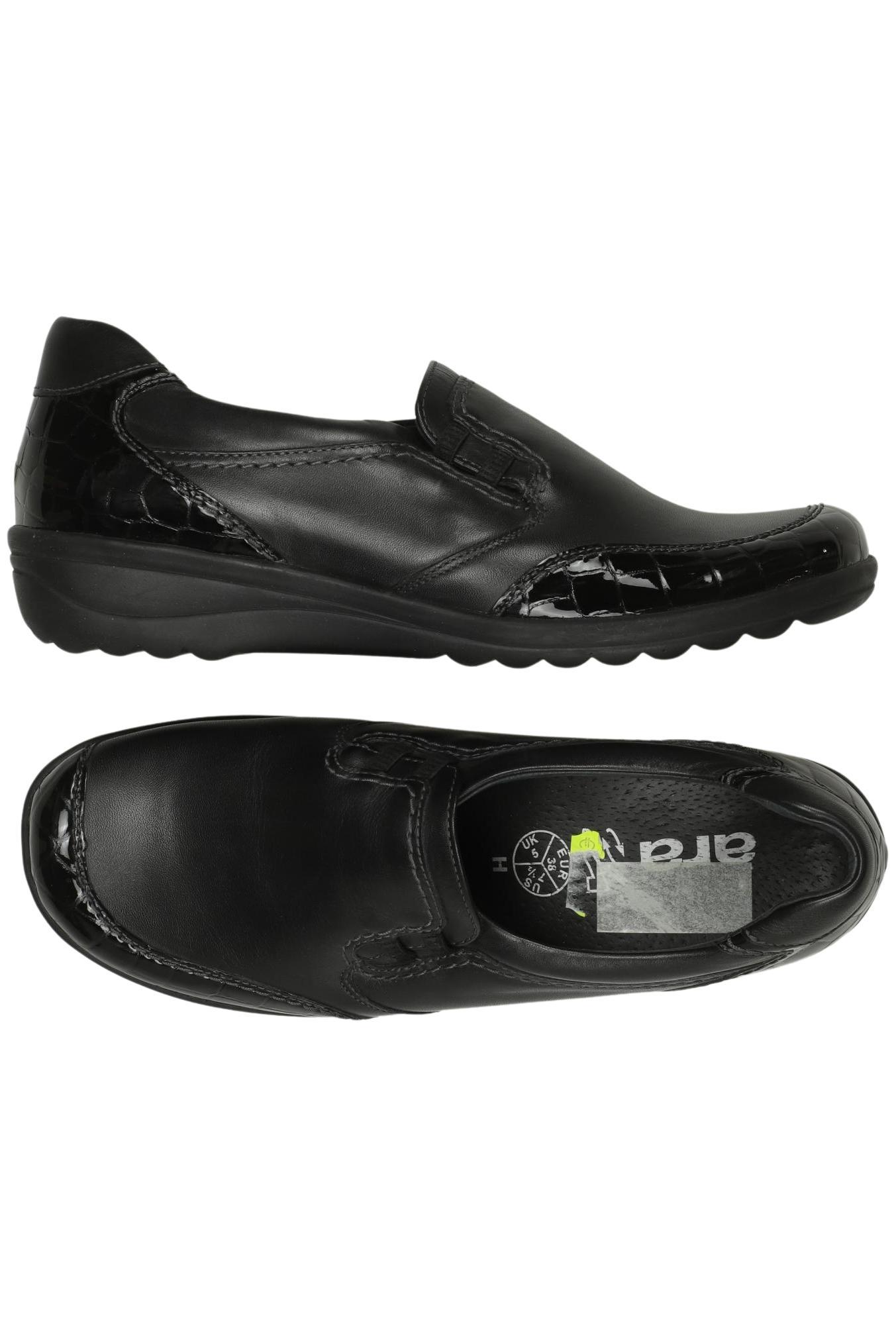 

Ara Damen Halbschuh, schwarz, Gr. 38