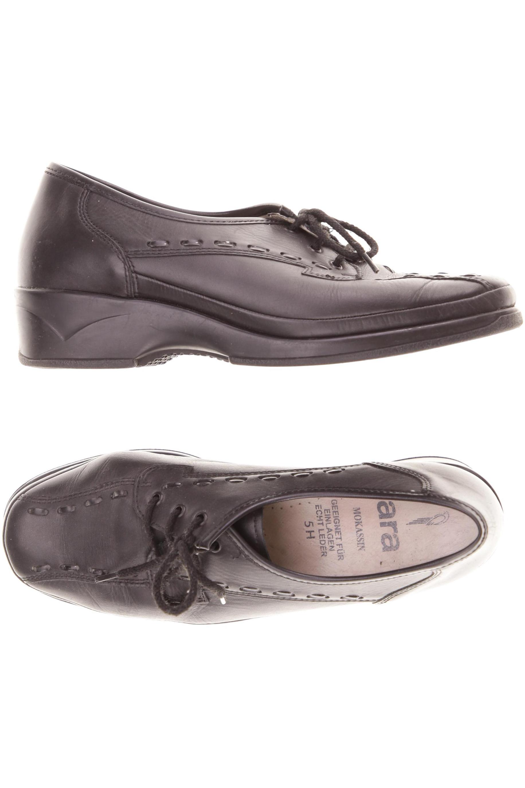 

Ara Damen Halbschuh, schwarz, Gr. 5