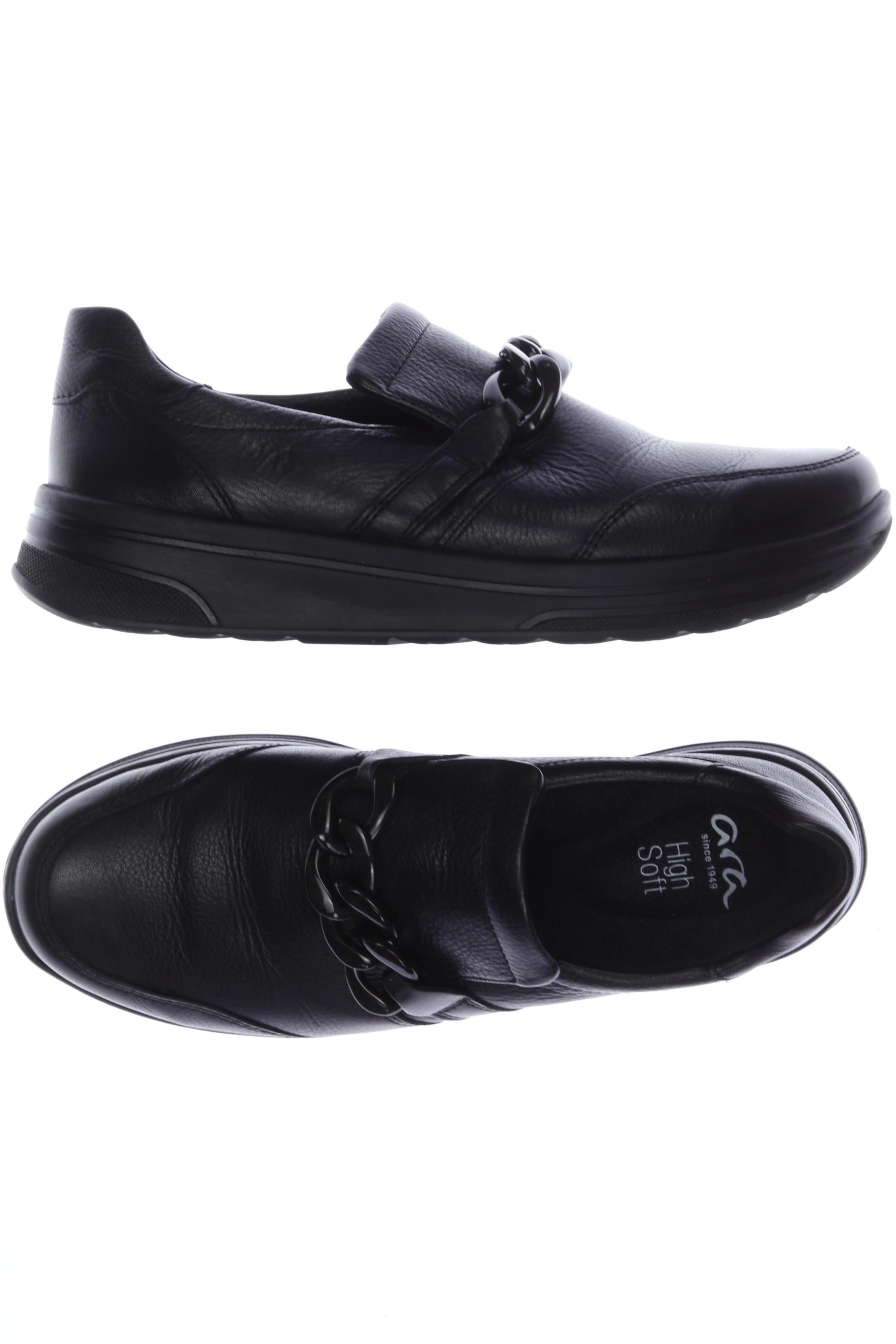 

Ara Damen Halbschuh, schwarz, Gr. 6.5