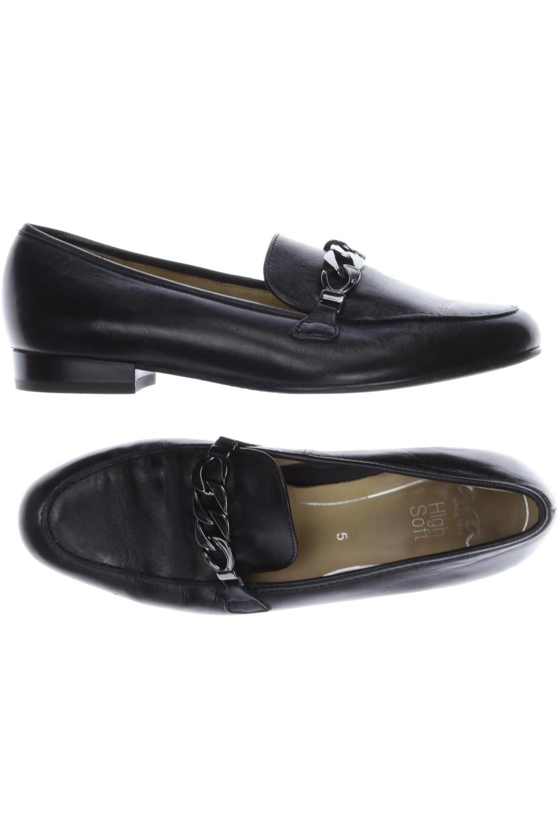 

Ara Damen Halbschuh, schwarz, Gr. 5