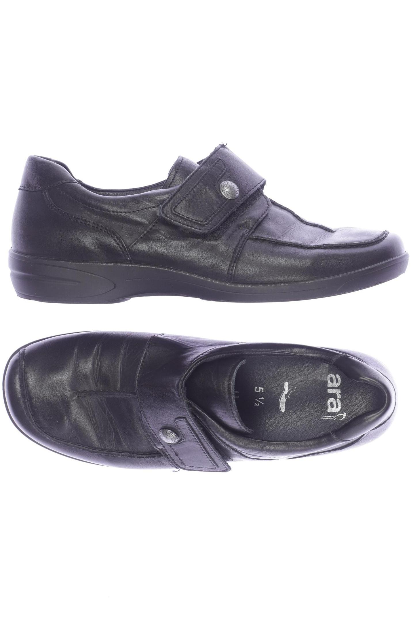 

Ara Damen Halbschuh, schwarz, Gr. 5.5