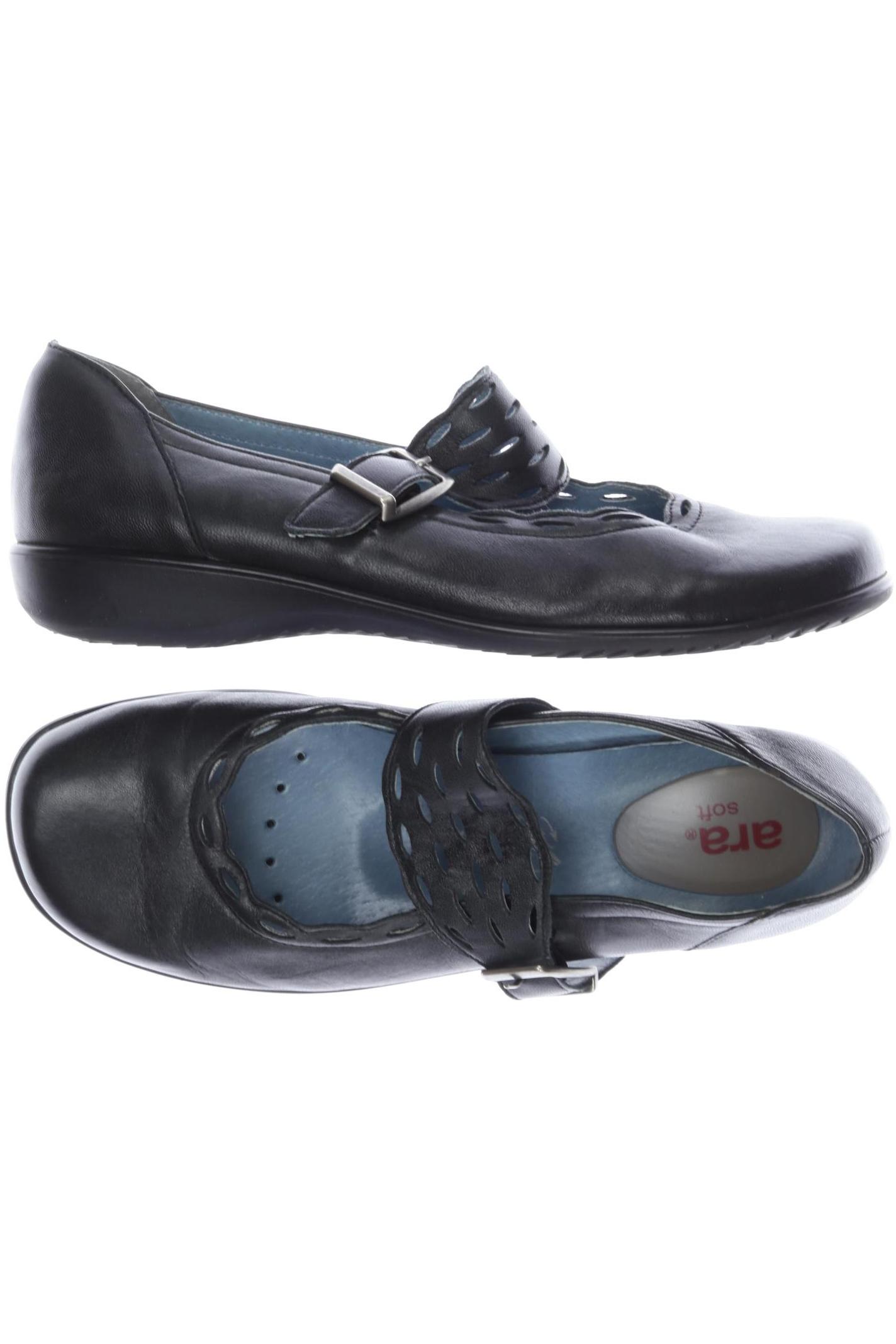 

Ara Damen Halbschuh, schwarz, Gr. 38