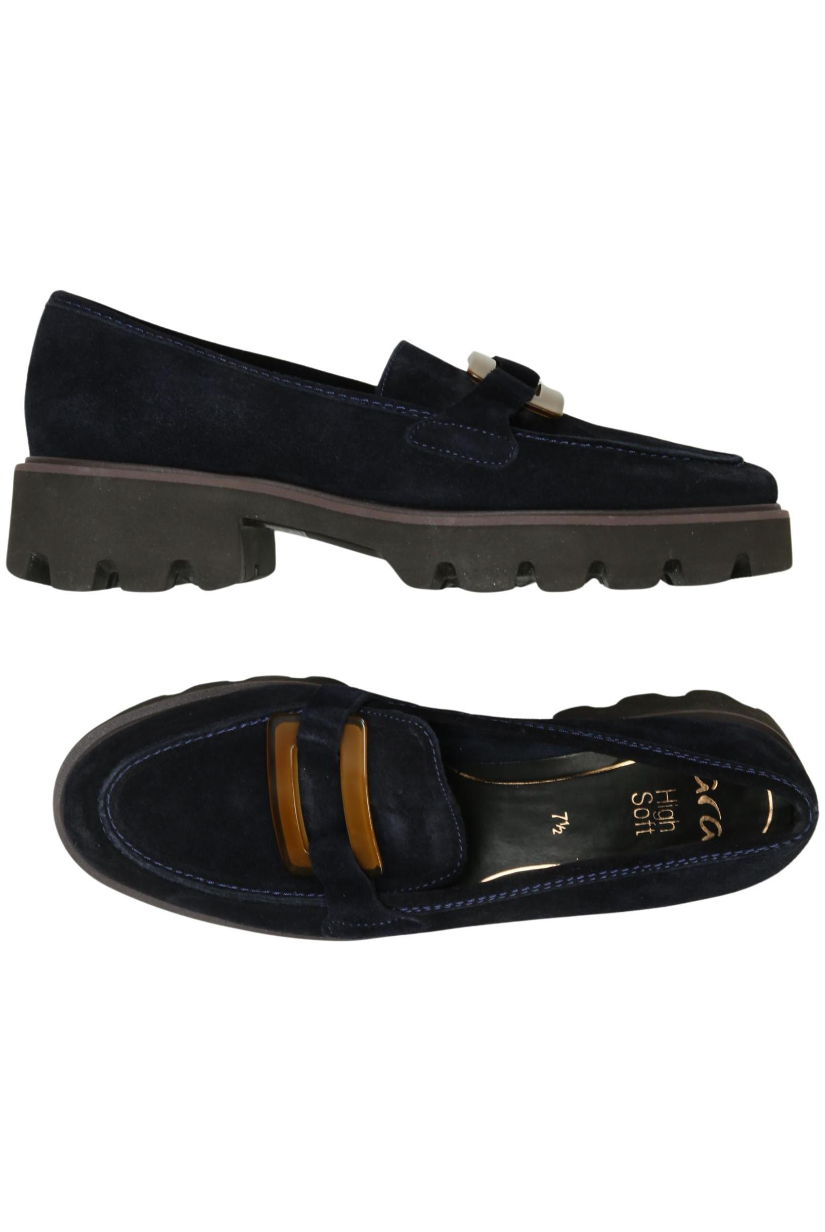 

Ara Damen Halbschuh, marineblau, Gr. 7.5