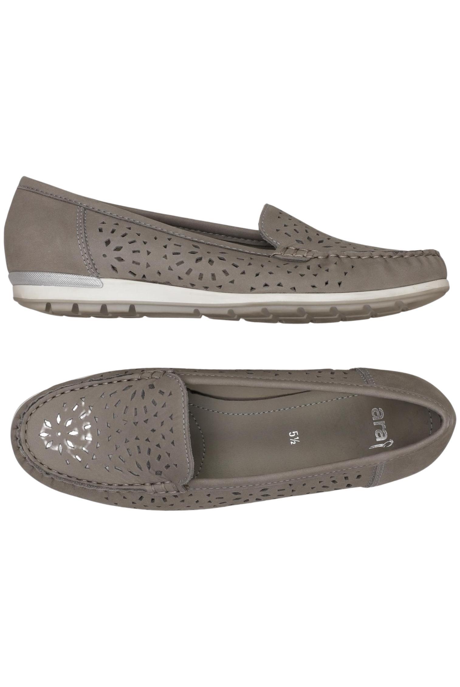 

Ara Damen Halbschuh, grau, Gr. 5.5