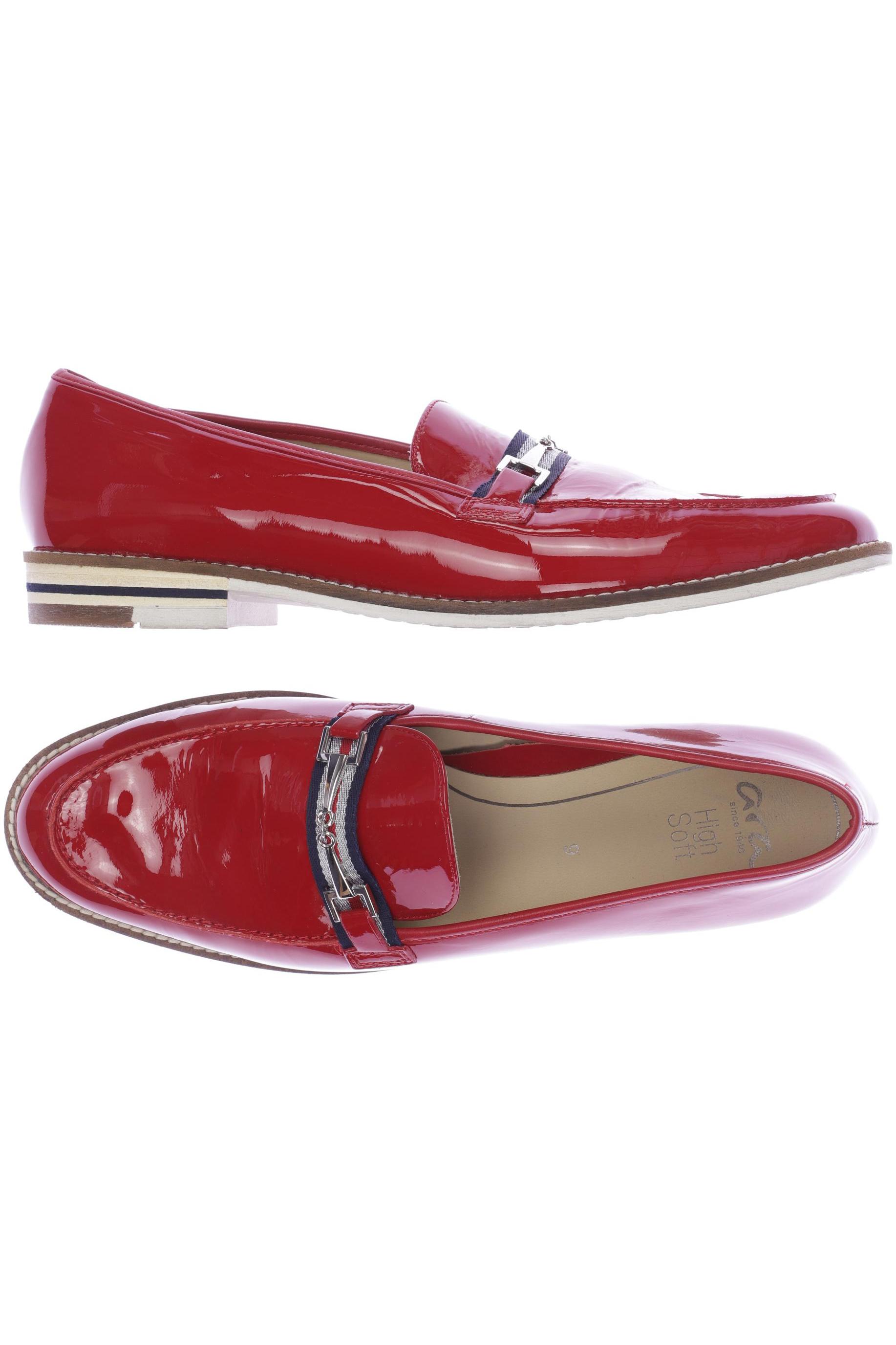 

Ara Damen Halbschuh, rot, Gr. 9