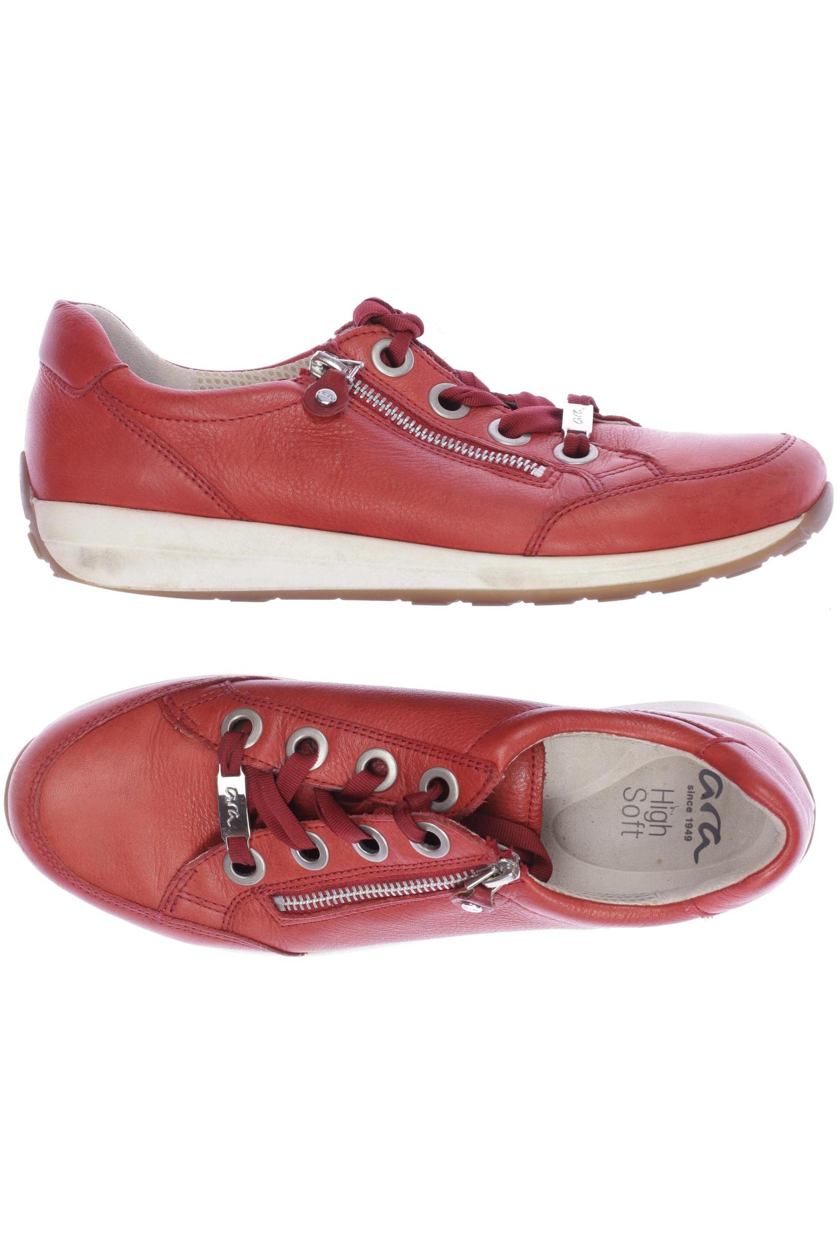 

Ara Damen Halbschuh, rot, Gr. 6.5