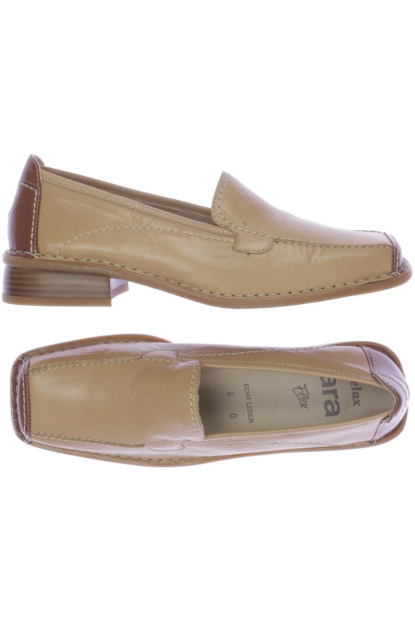 

Ara Damen Halbschuh, beige, Gr. 6