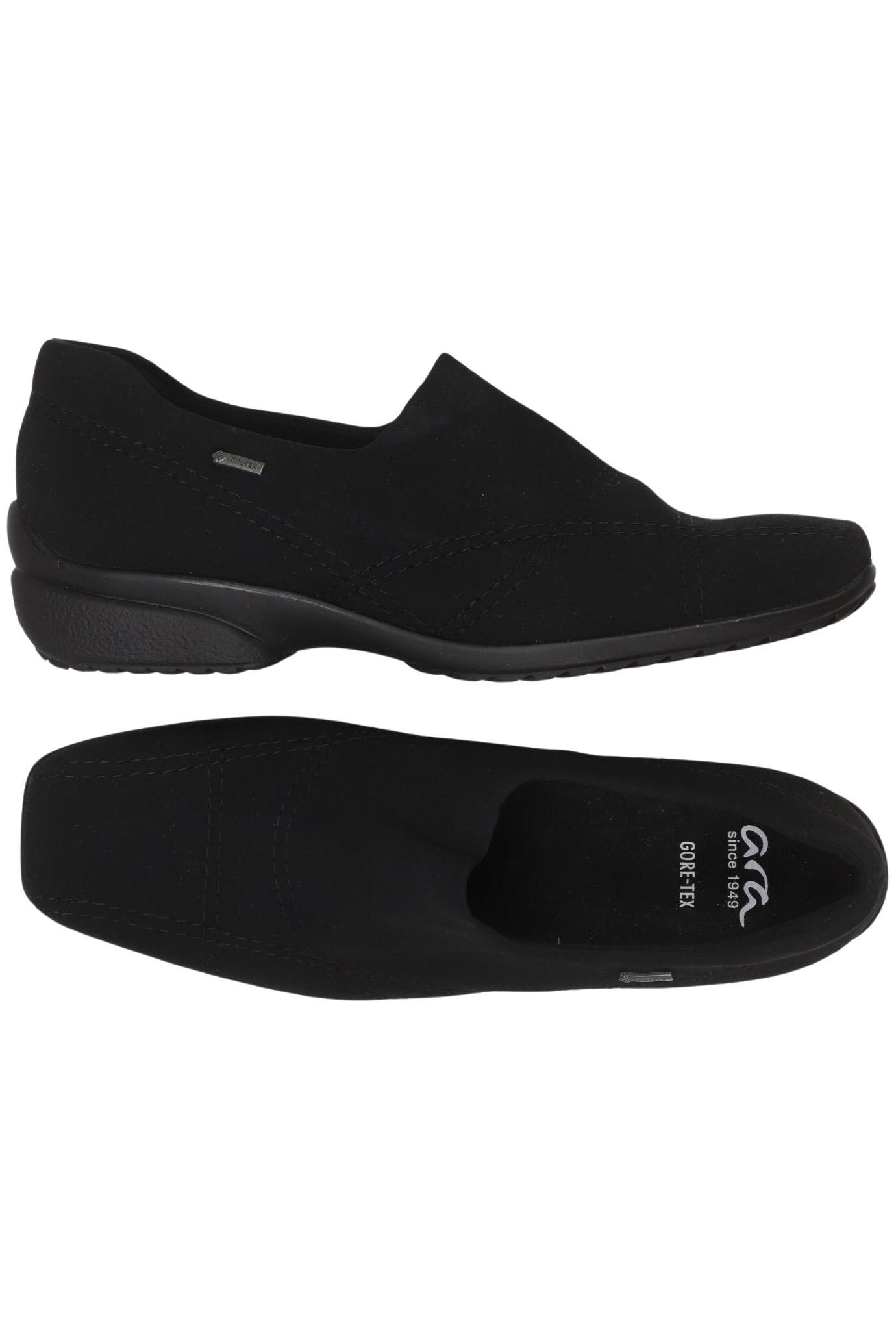 

Ara Damen Halbschuh, schwarz, Gr. 4.5