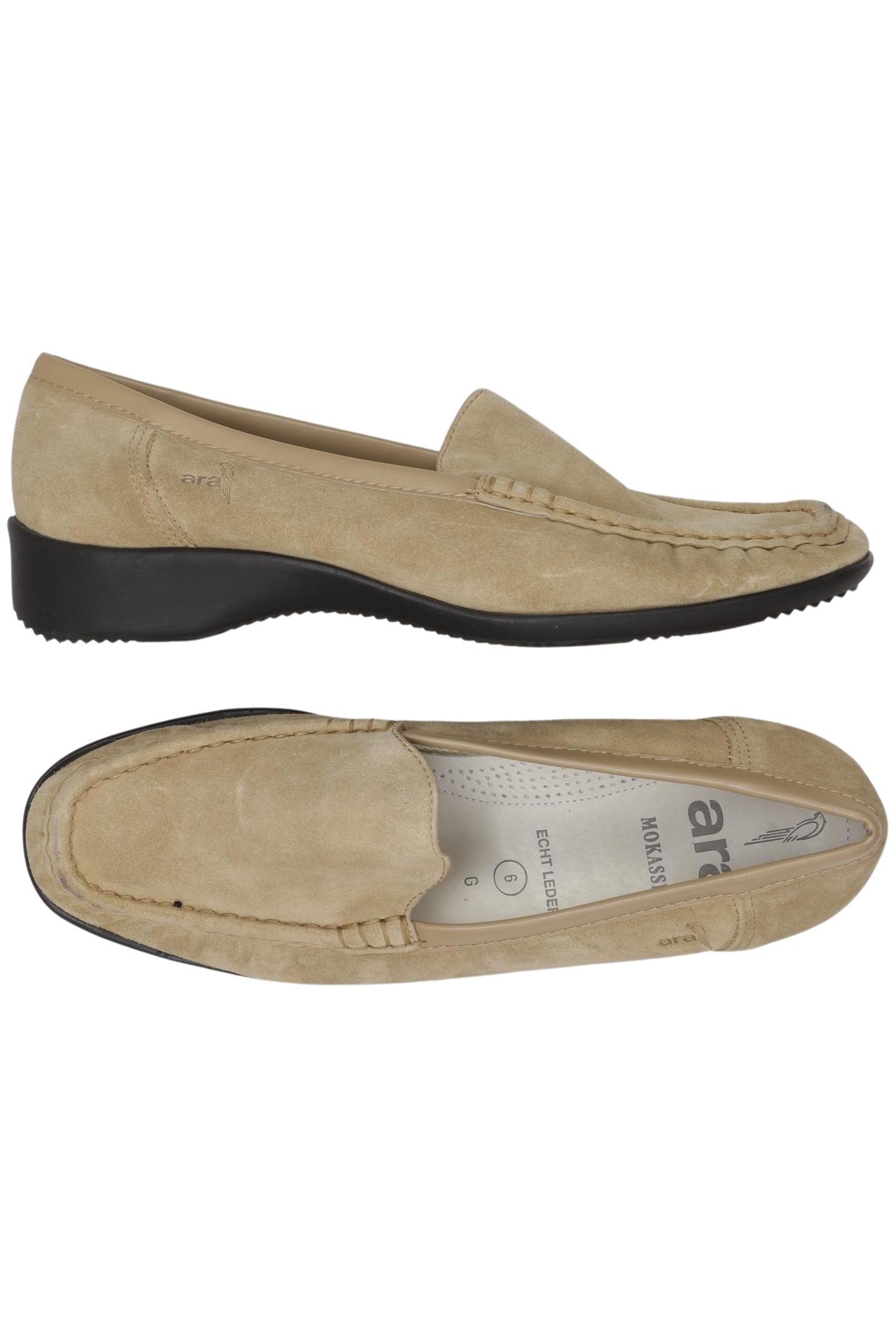 

Ara Damen Halbschuh, beige, Gr. 6