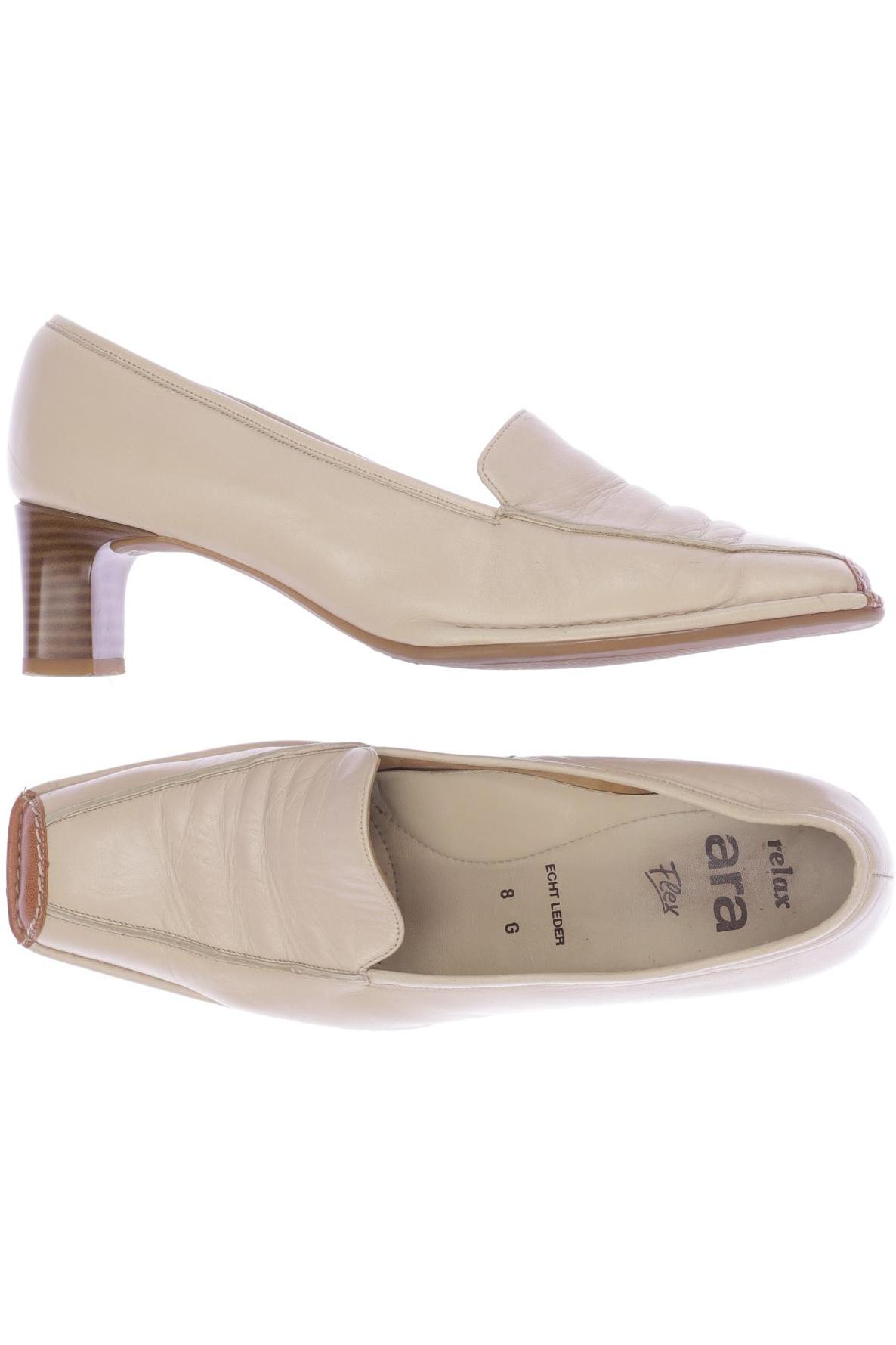 

Ara Damen Halbschuh, beige, Gr. 8