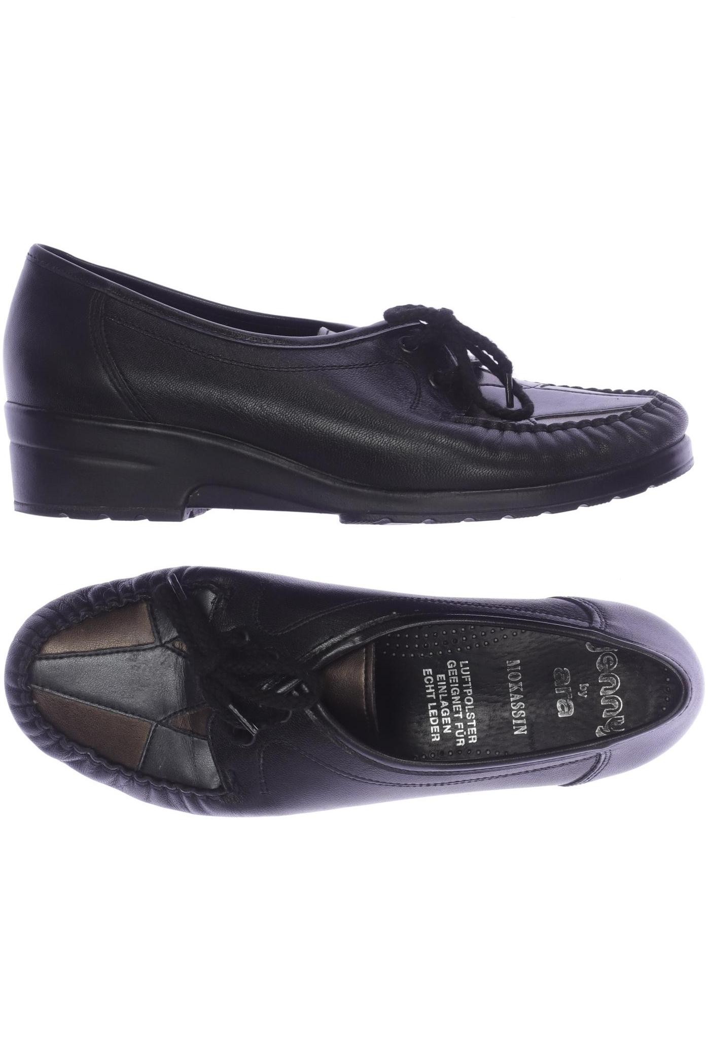 

Ara Damen Halbschuh, schwarz, Gr. 4.5