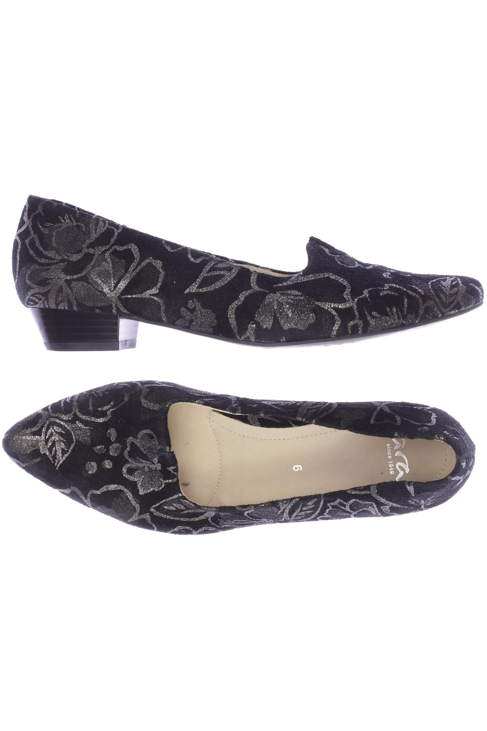

Ara Damen Halbschuh, schwarz, Gr. 6