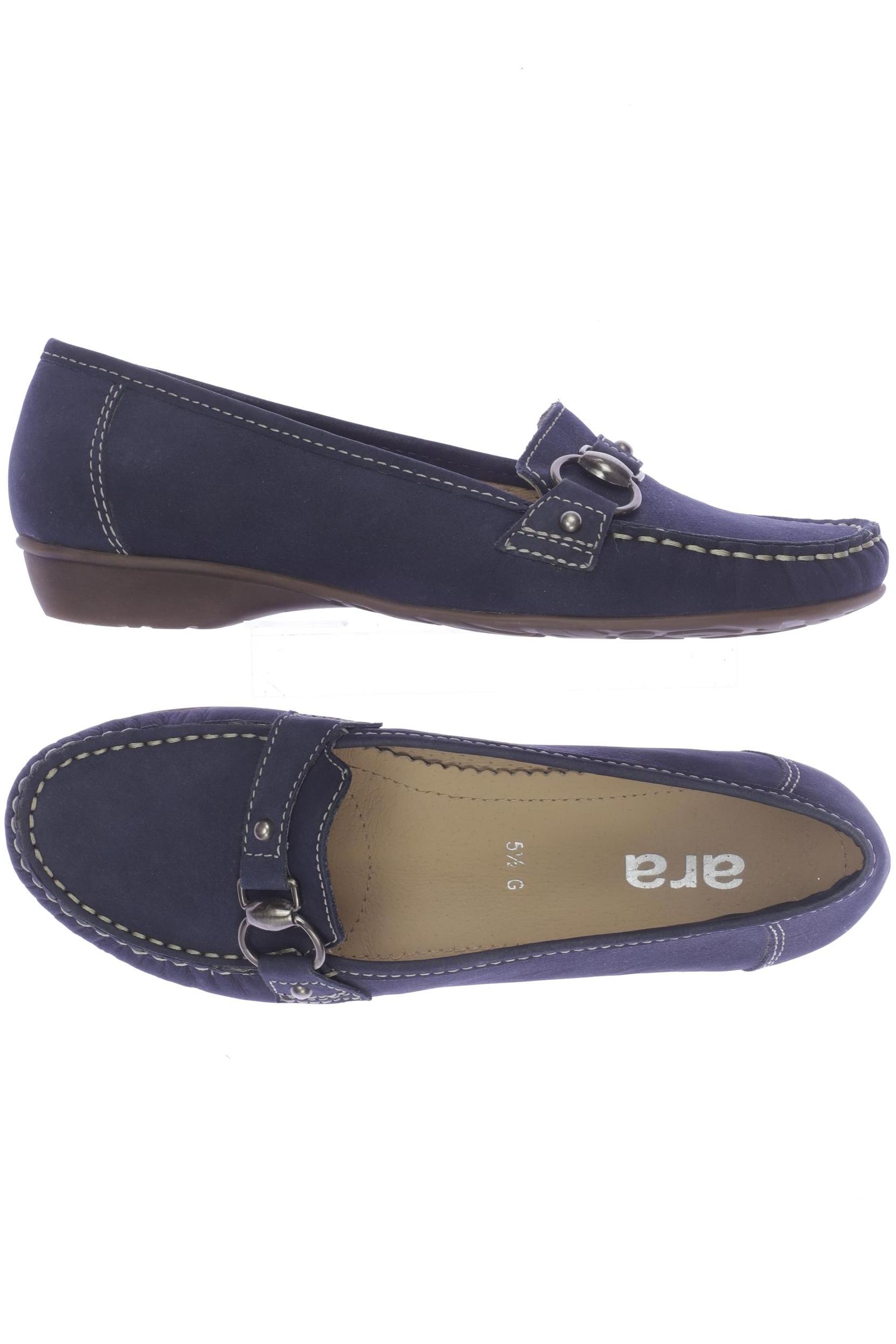 

Ara Damen Halbschuh, marineblau, Gr. 5.5