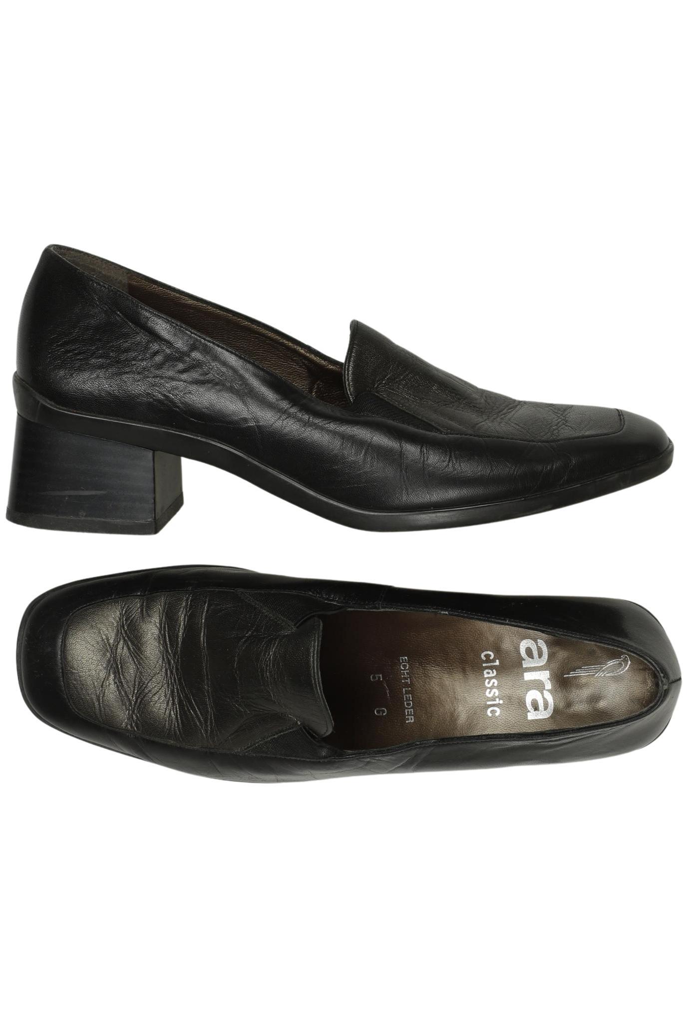 

Ara Damen Halbschuh, schwarz, Gr. 5