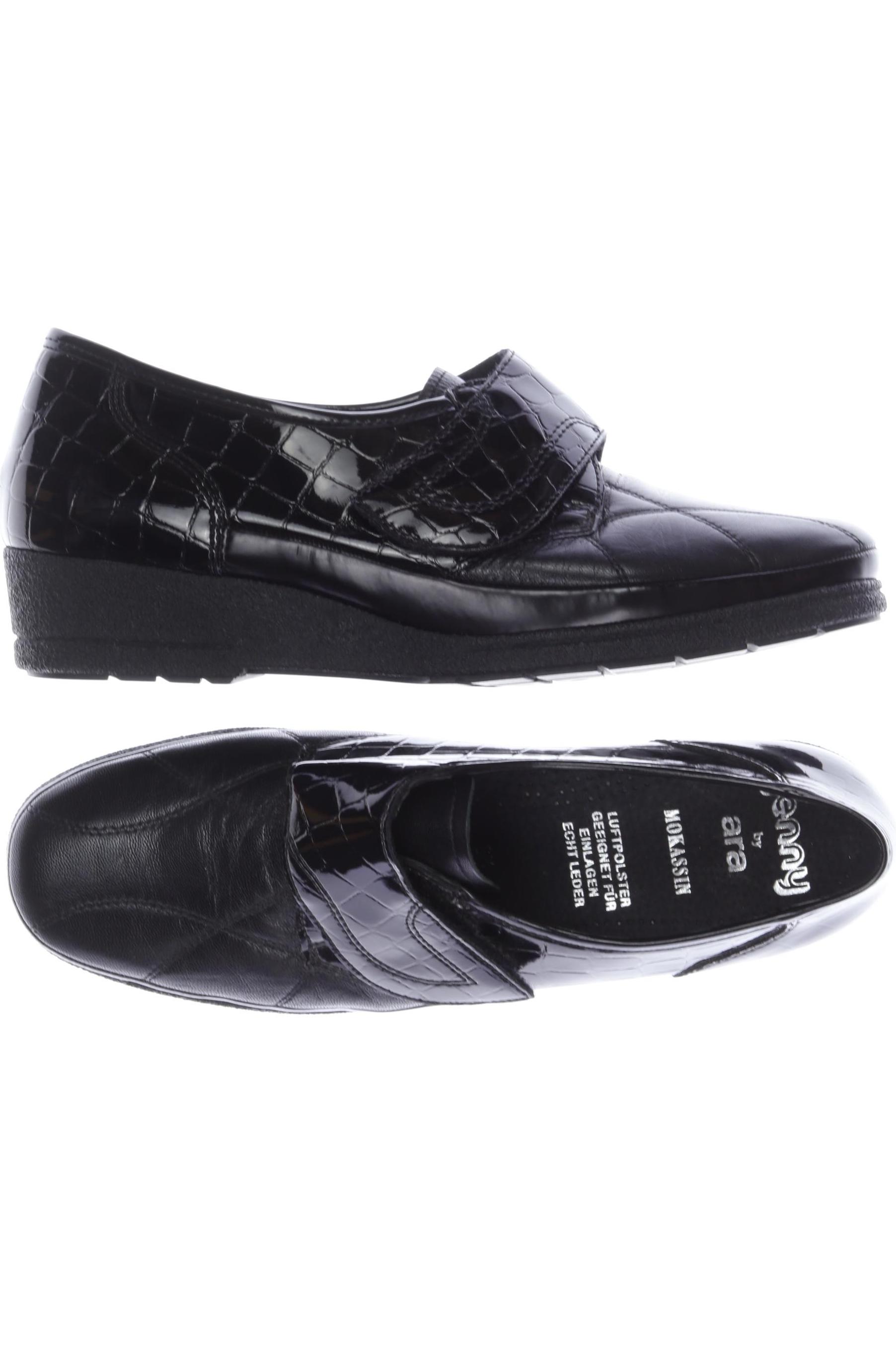 

Ara Damen Halbschuh, schwarz, Gr. 6.5