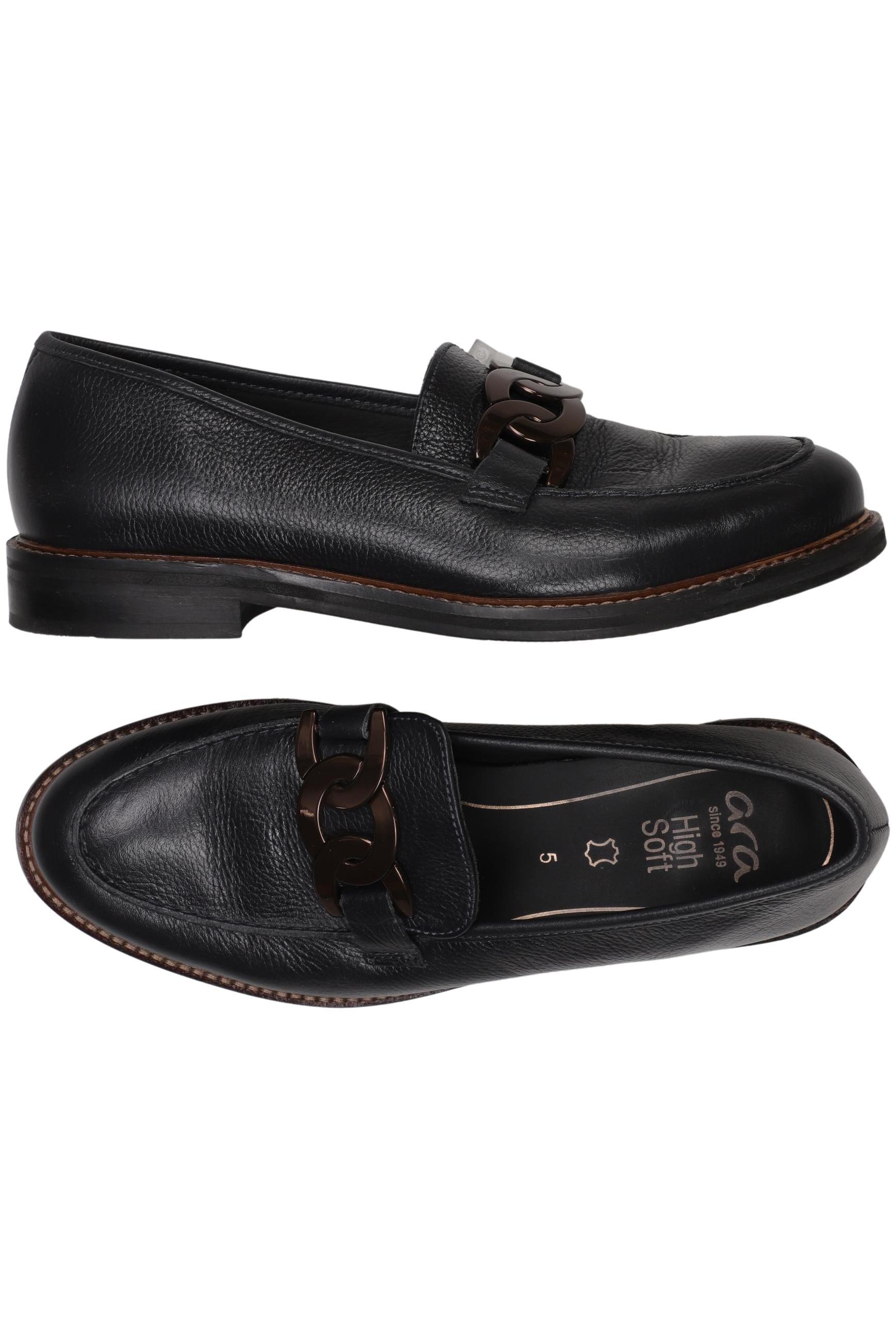 

Ara Damen Halbschuh, schwarz, Gr. 5