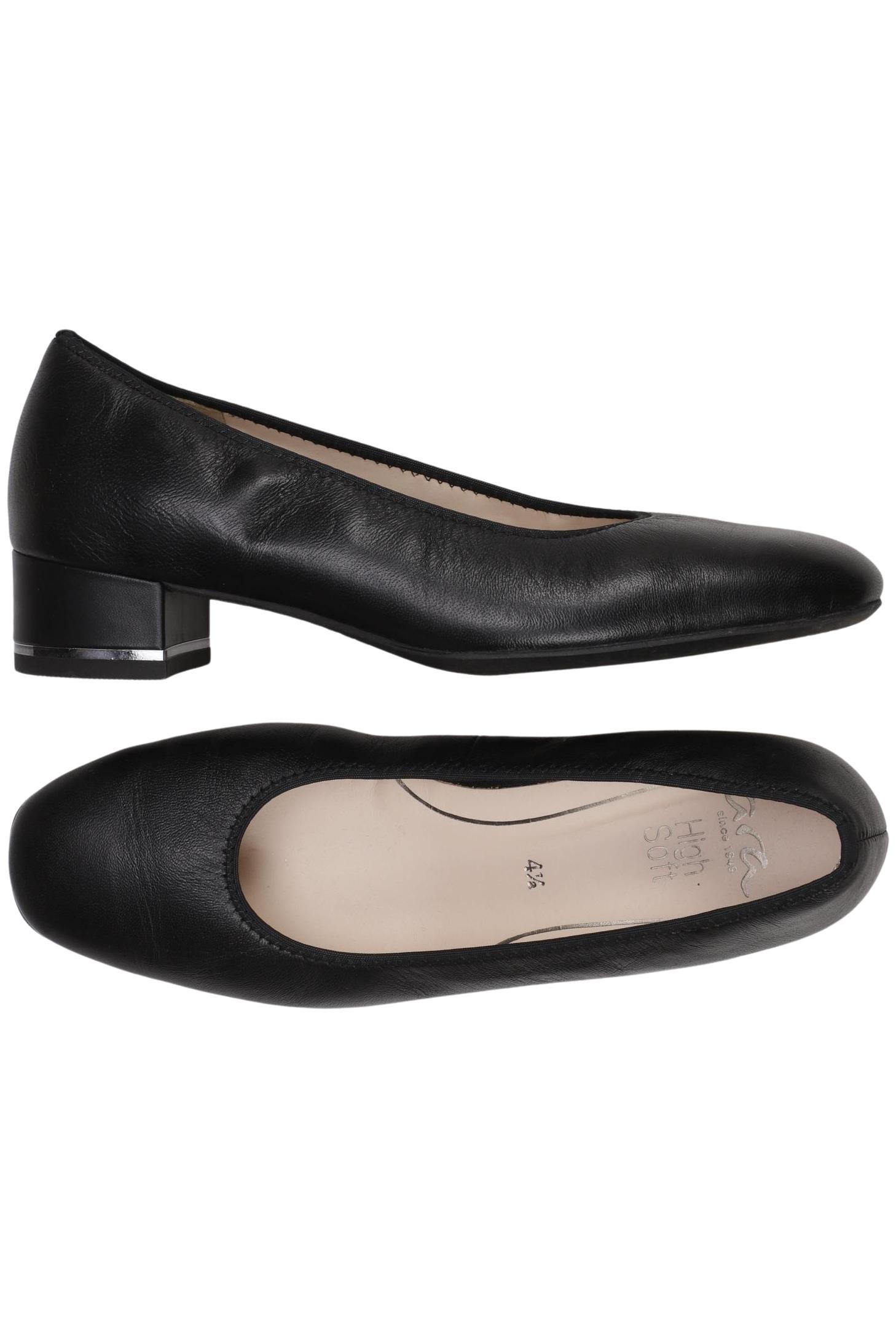 

Ara Damen Halbschuh, schwarz, Gr. 4.5