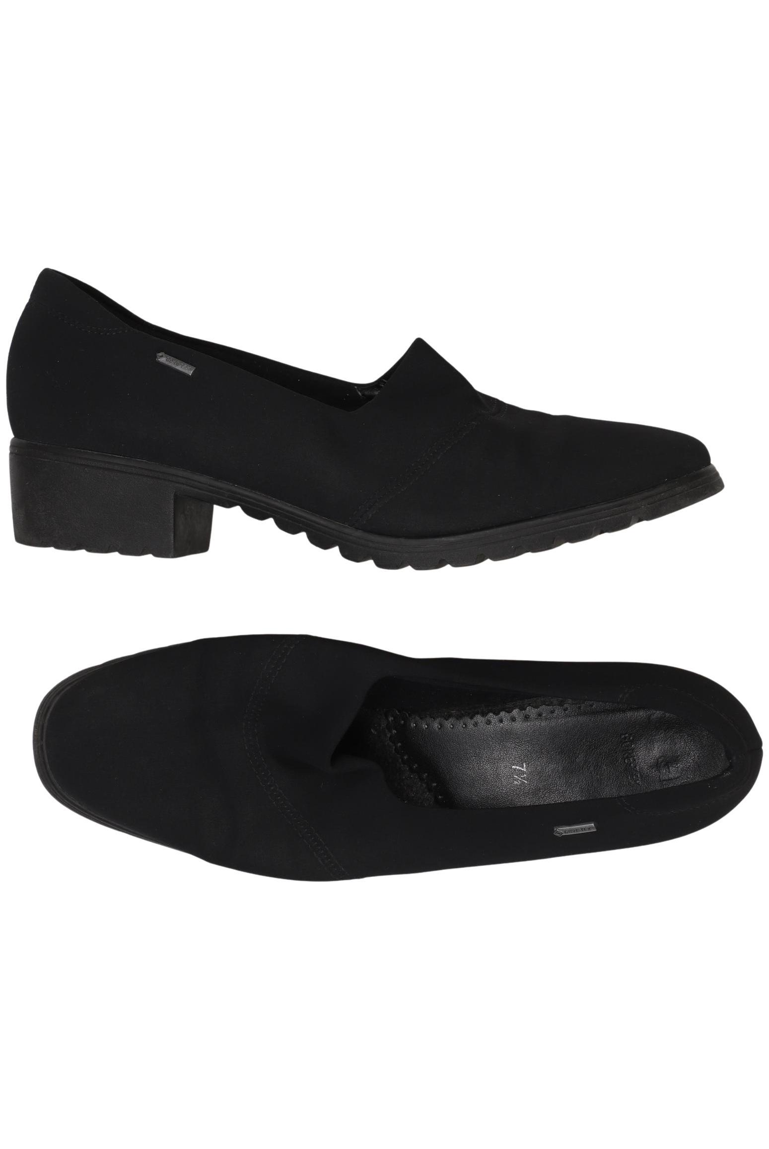 

Ara Damen Halbschuh, schwarz, Gr. 7.5