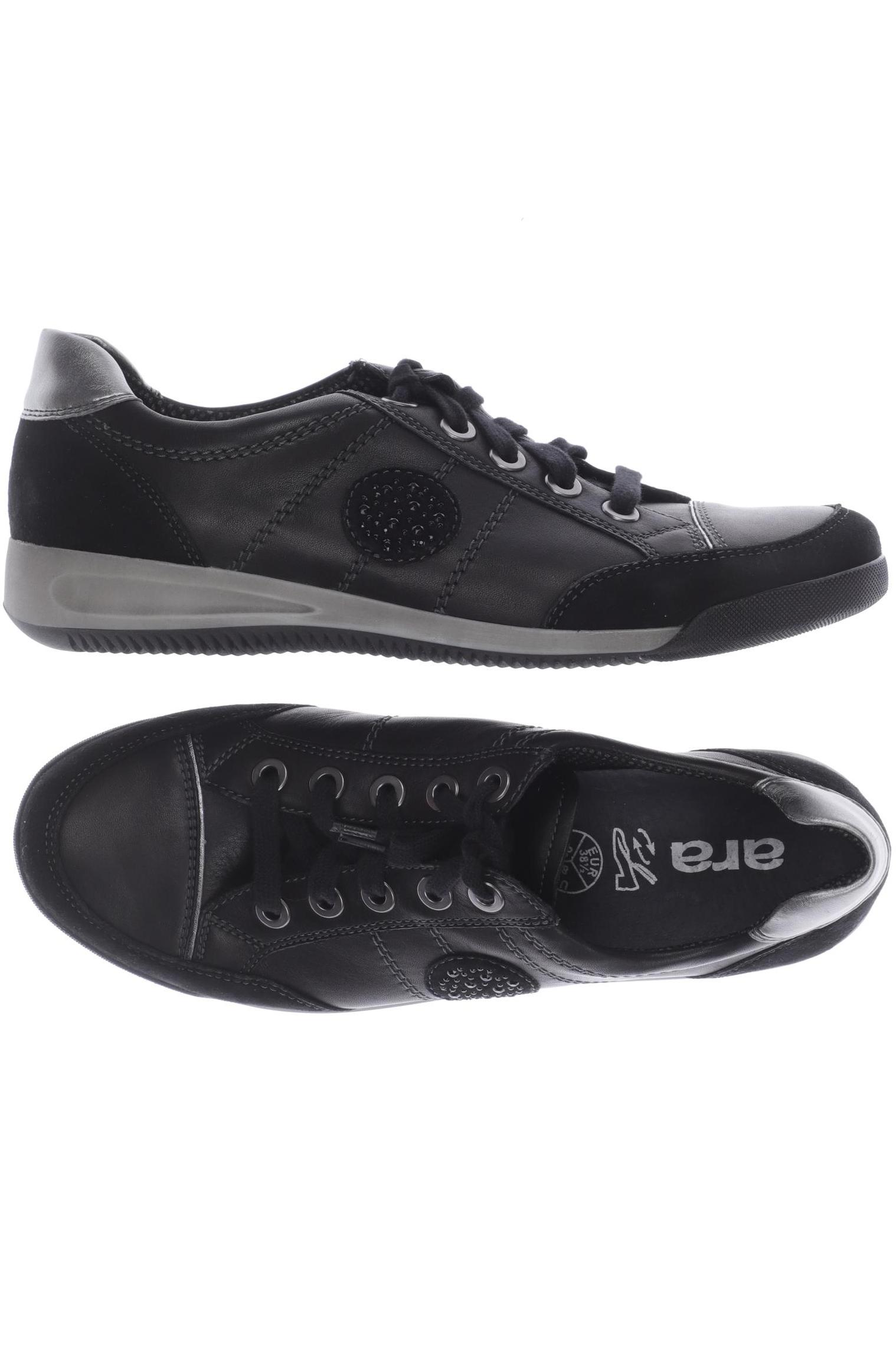 

Ara Damen Halbschuh, schwarz, Gr. 38.5