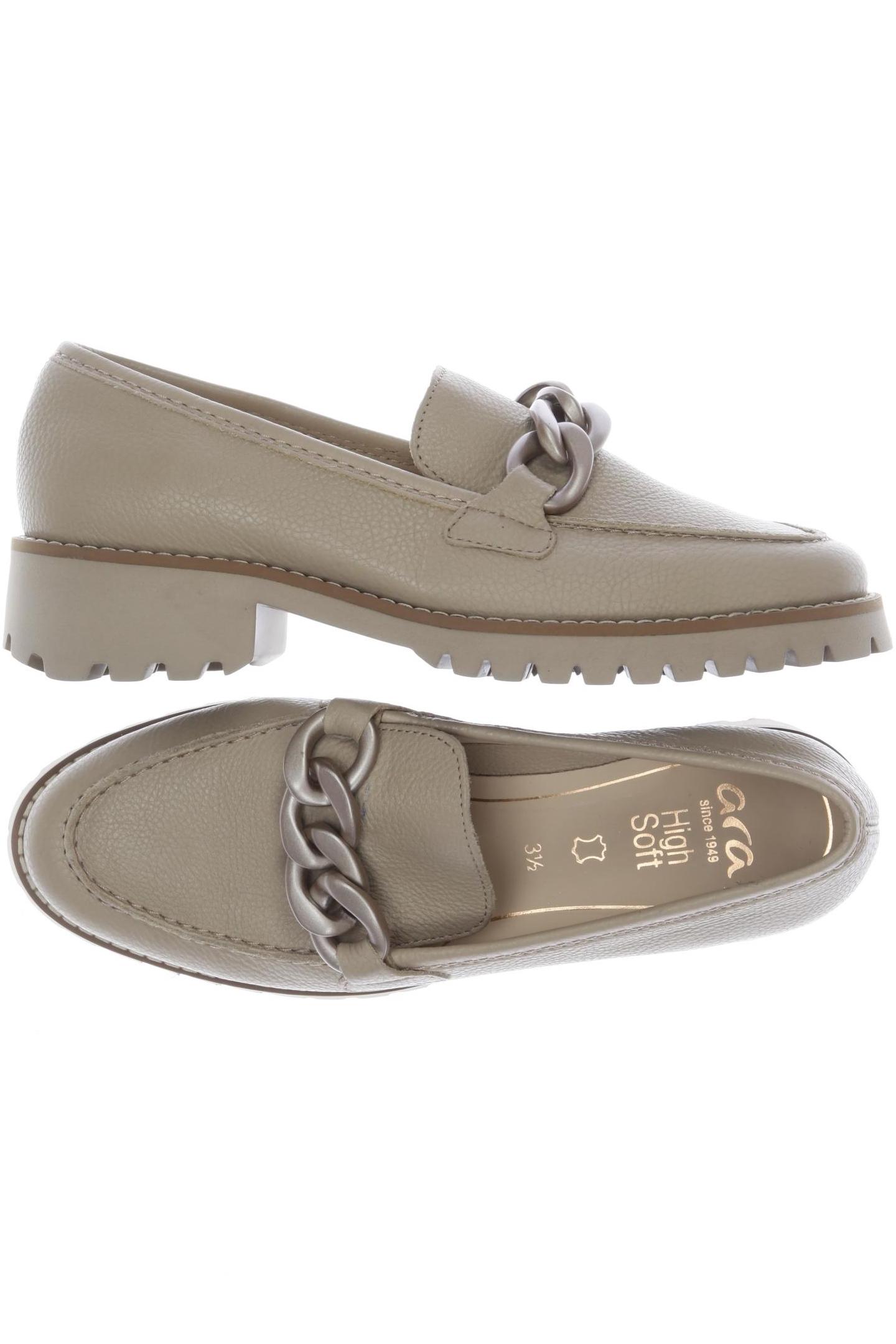 

Ara Damen Halbschuh, beige, Gr. 3.5