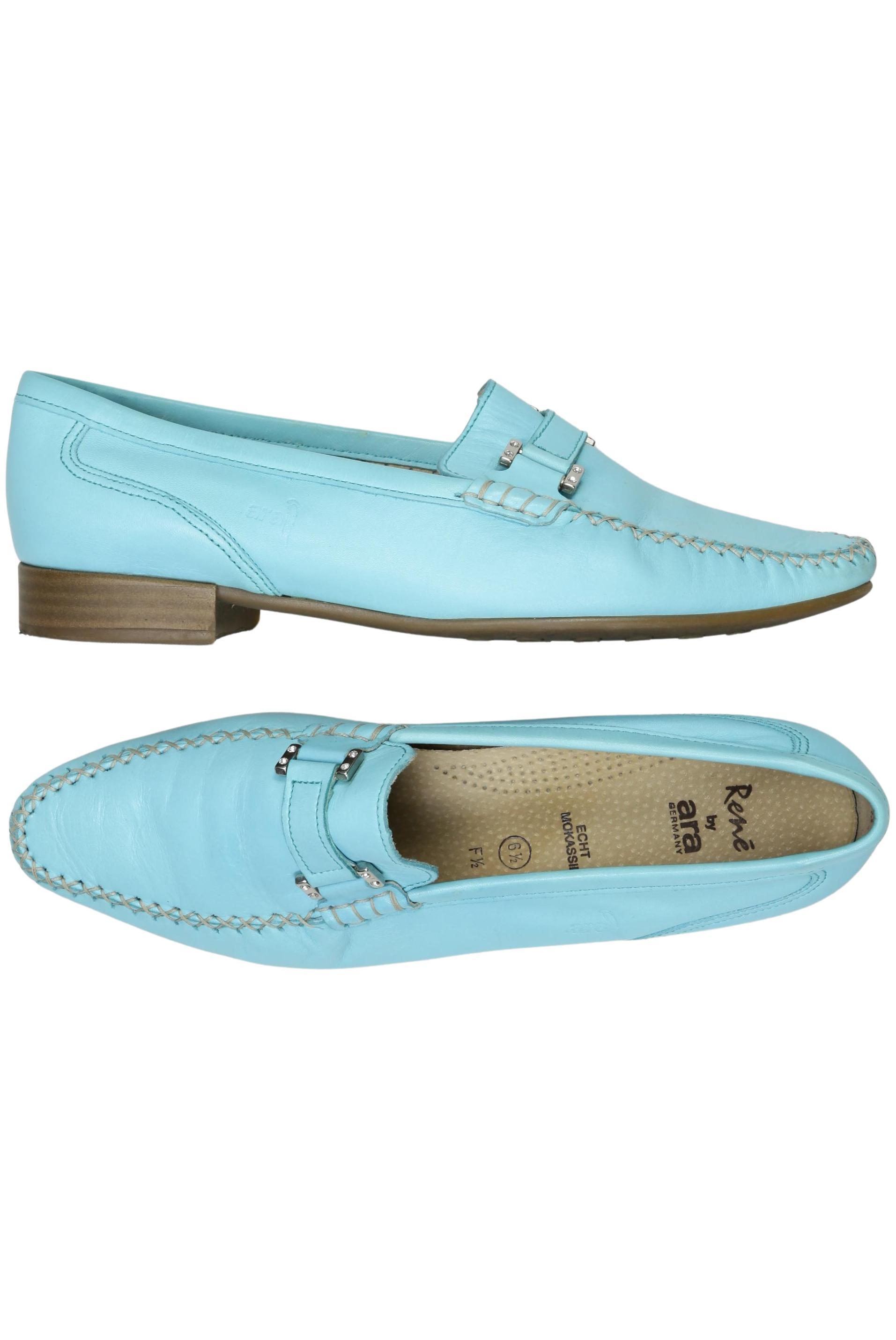 

Ara Damen Halbschuh, hellblau, Gr. 6.5