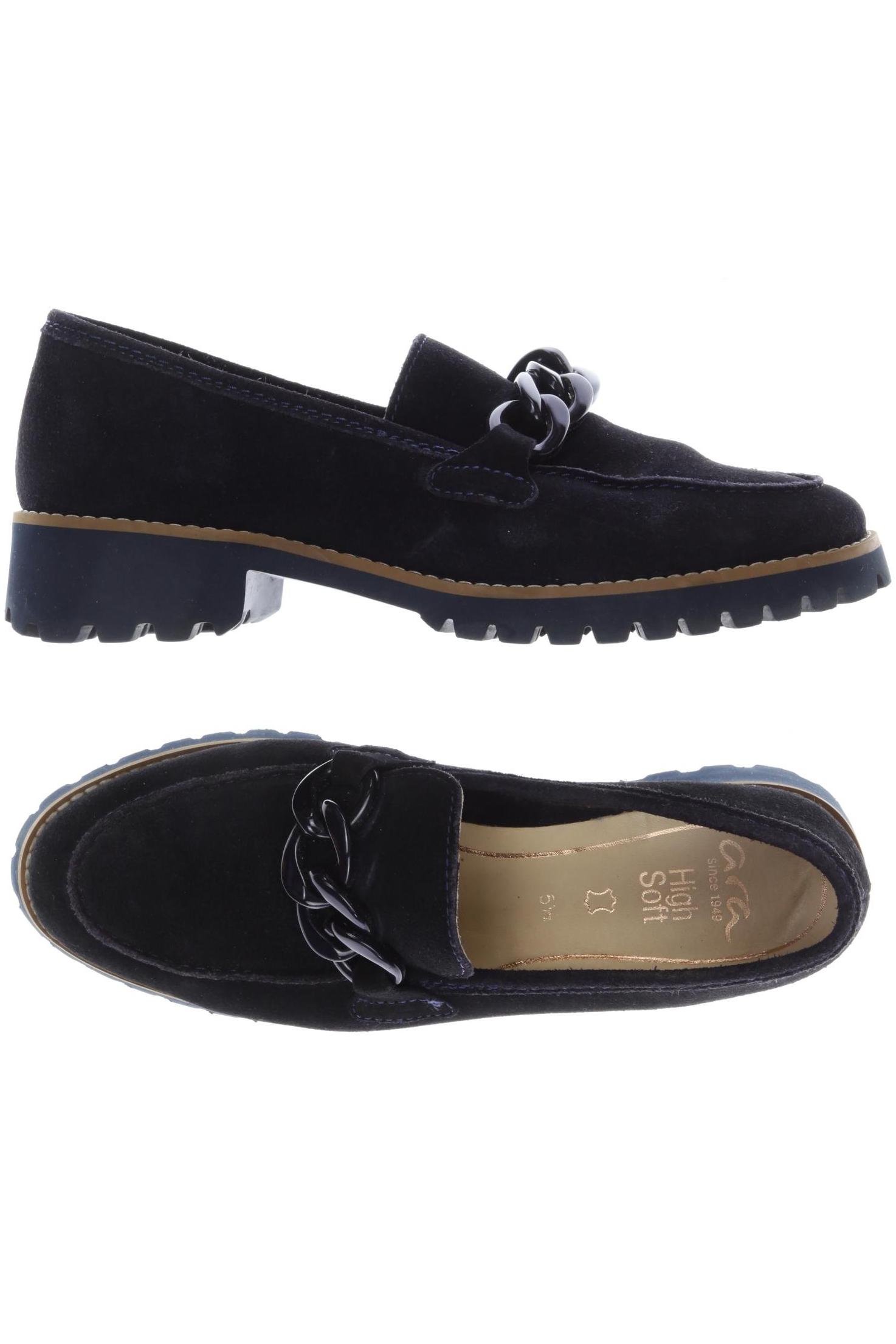 

Ara Damen Halbschuh, marineblau, Gr. 5.5