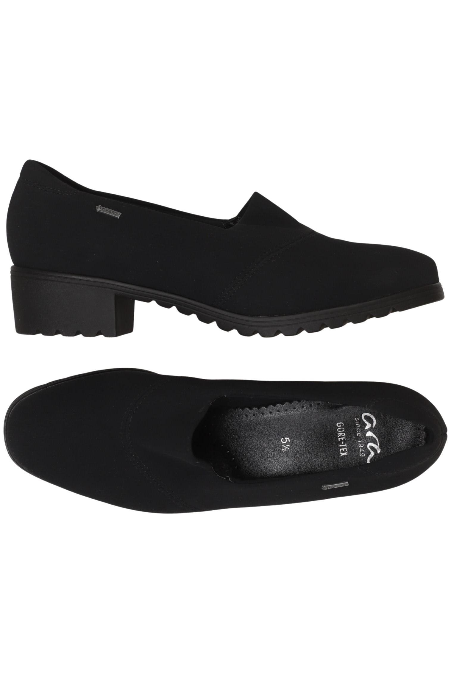 

Ara Damen Halbschuh, schwarz, Gr. 5.5