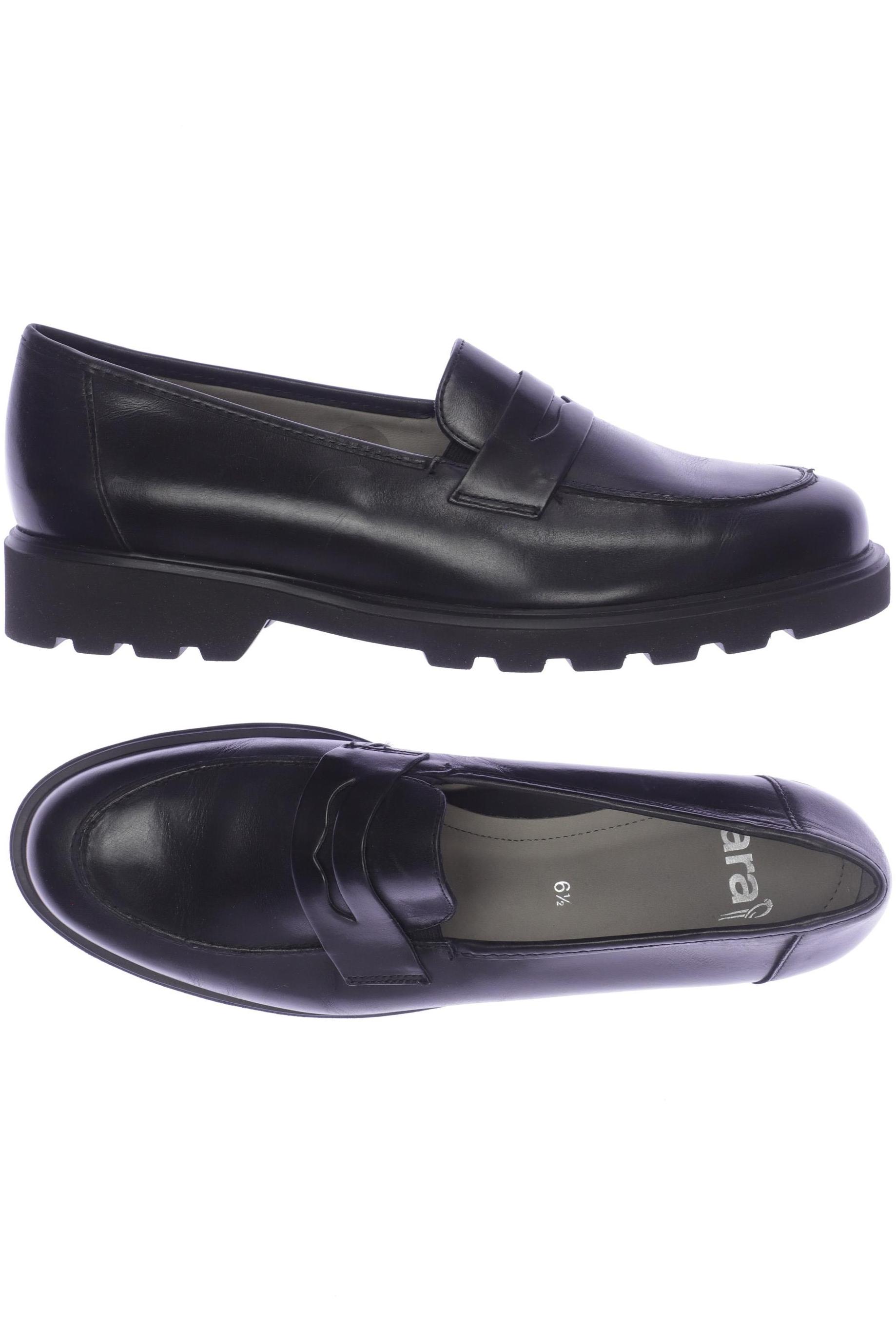 

Ara Damen Halbschuh, schwarz, Gr. 6.5