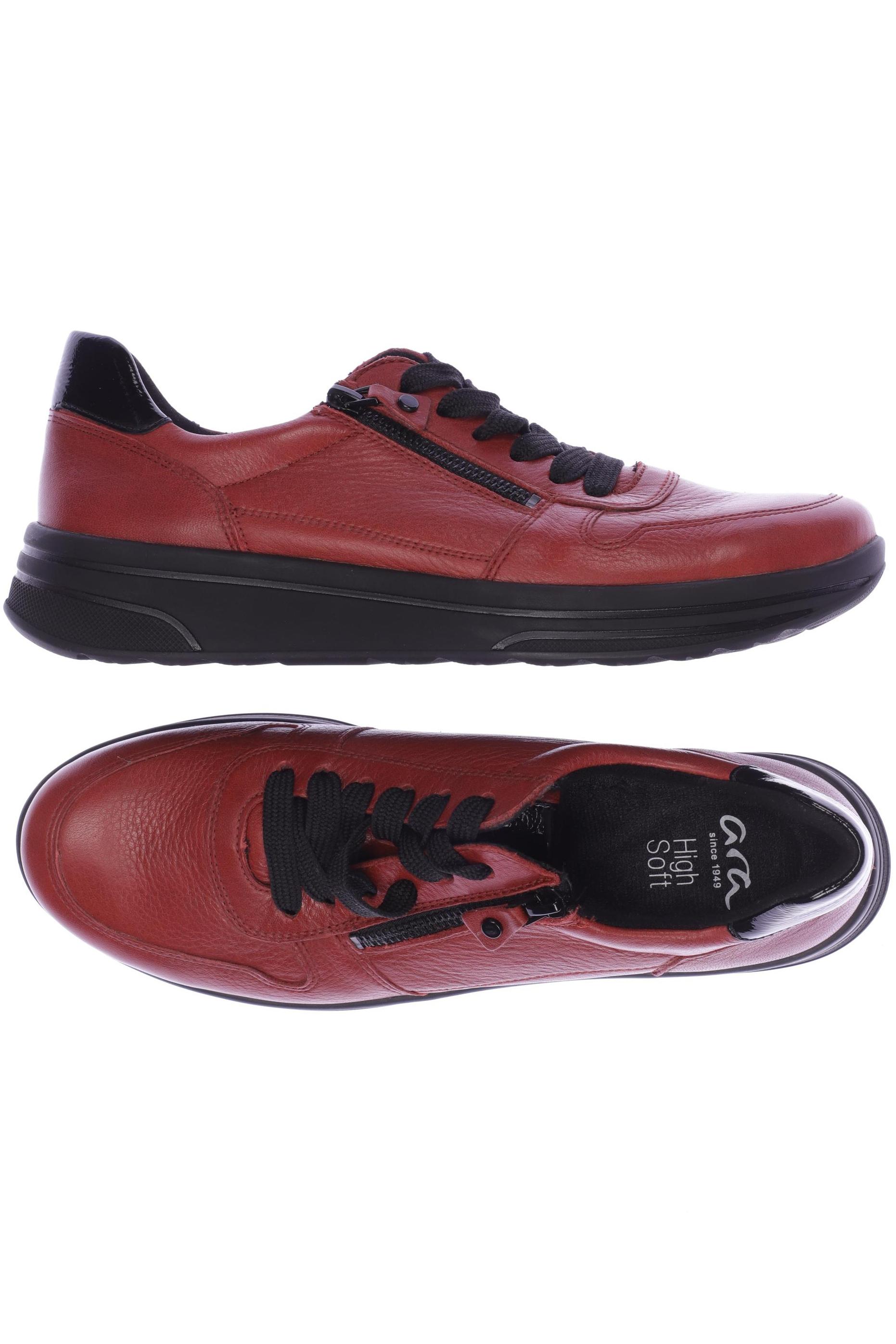 

Ara Damen Halbschuh, rot, Gr. 7.5